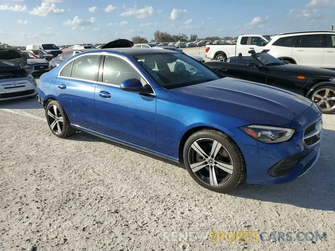 4 Photograph of a damaged car W1KAF4GB7NR060741 MERCEDES-BENZ C-CLASS 2022