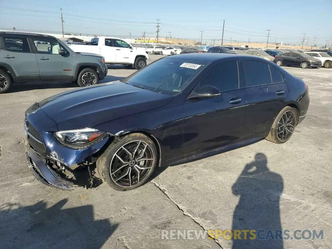 1 Photograph of a damaged car W1KAF4GB9NR061812 MERCEDES-BENZ C-CLASS 2022