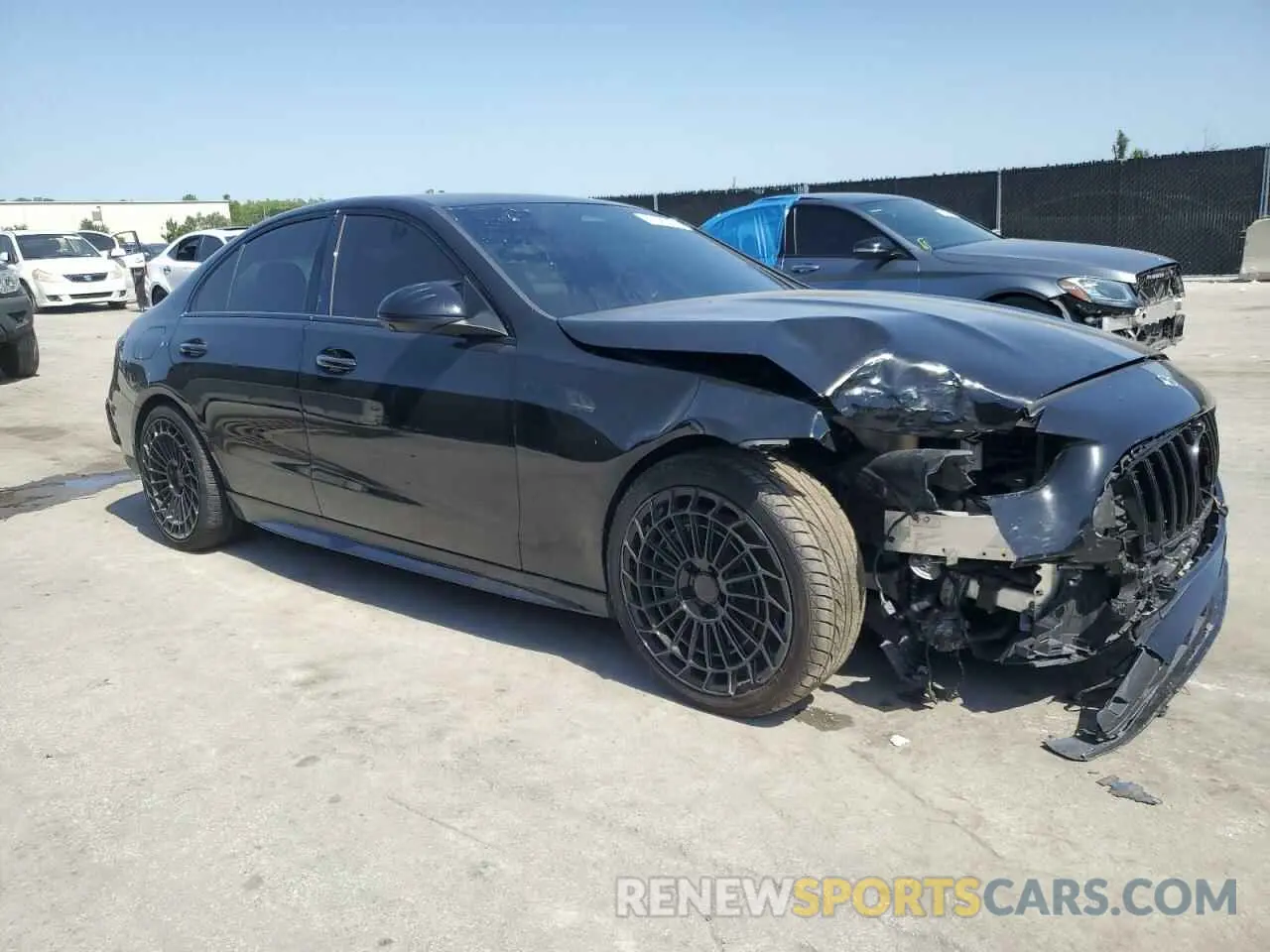4 Photograph of a damaged car W1KAF4GBXNR046025 MERCEDES-BENZ C-CLASS 2022