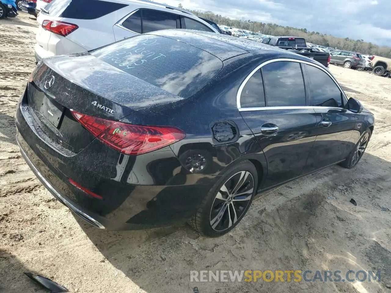 3 Photograph of a damaged car W1KAF4HB0NR010634 MERCEDES-BENZ C-CLASS 2022