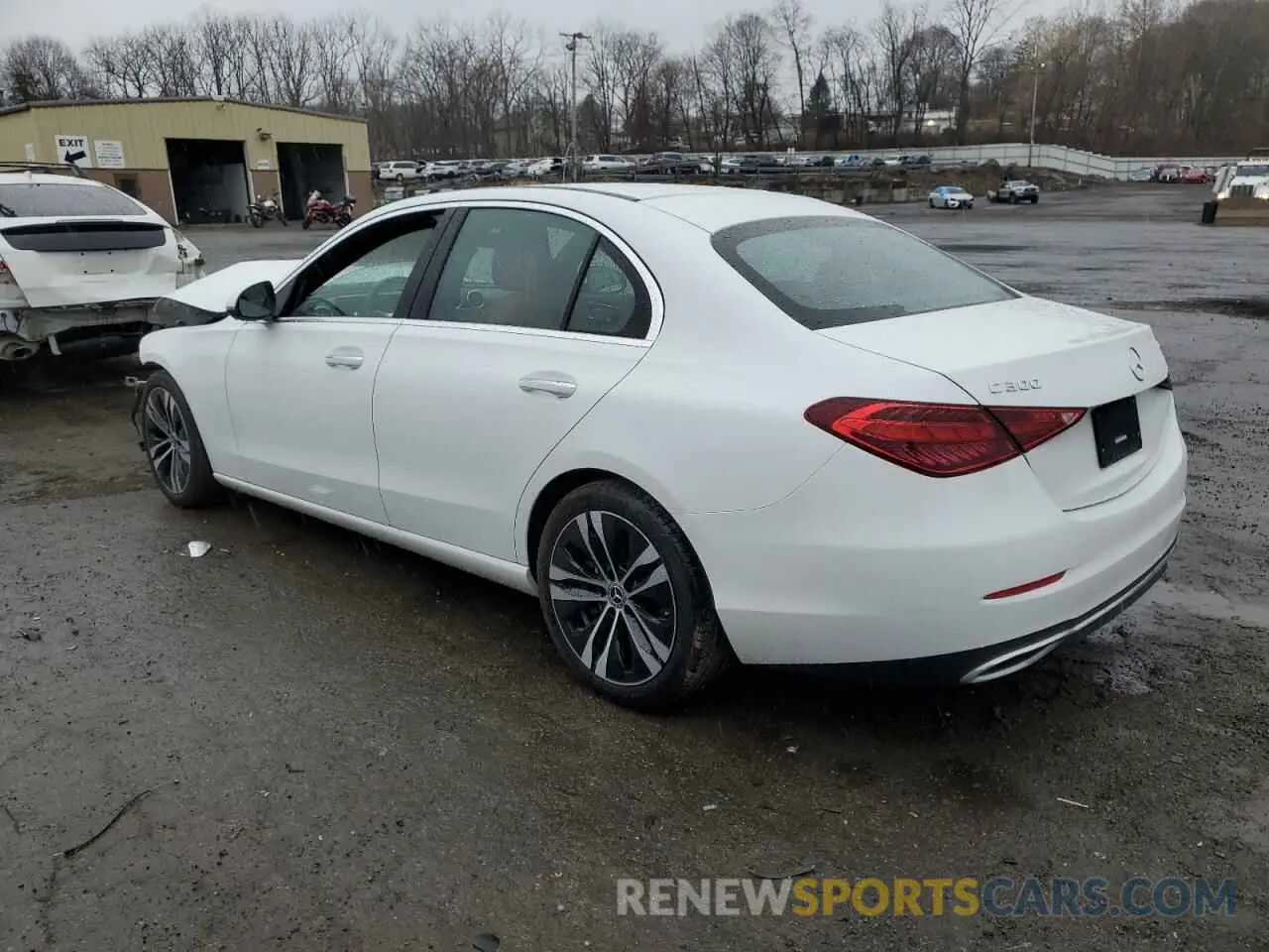 2 Photograph of a damaged car W1KAF4HB0NR044069 MERCEDES-BENZ C-CLASS 2022