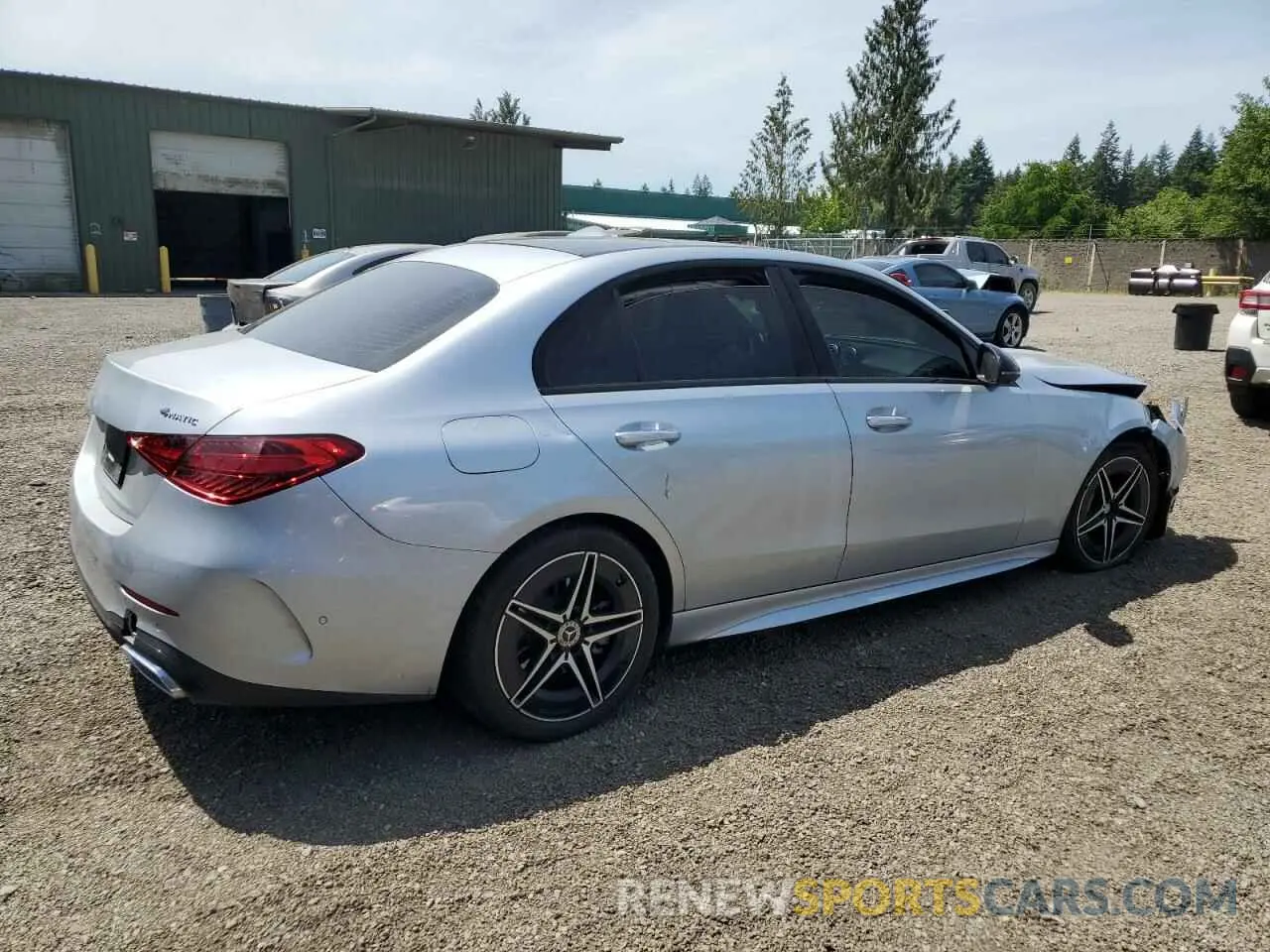 3 Photograph of a damaged car W1KAF4HB3NR047063 MERCEDES-BENZ C-CLASS 2022