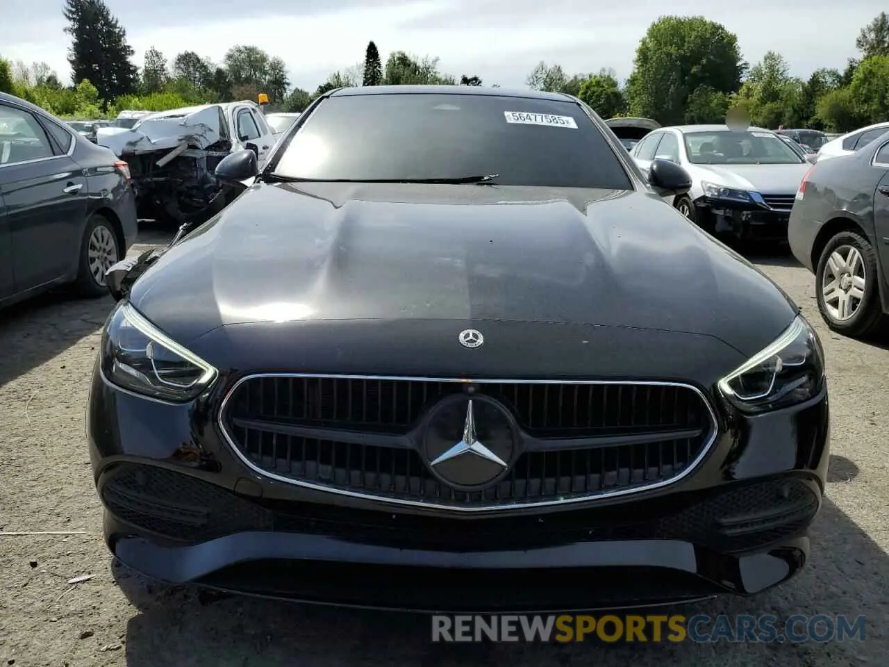 5 Photograph of a damaged car W1KAF4HB5NR052877 MERCEDES-BENZ C-CLASS 2022