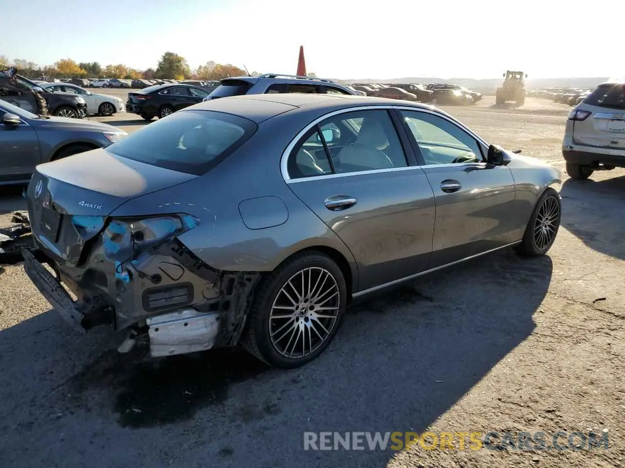 3 Photograph of a damaged car W1KAF4HB6NR009780 MERCEDES-BENZ C-CLASS 2022