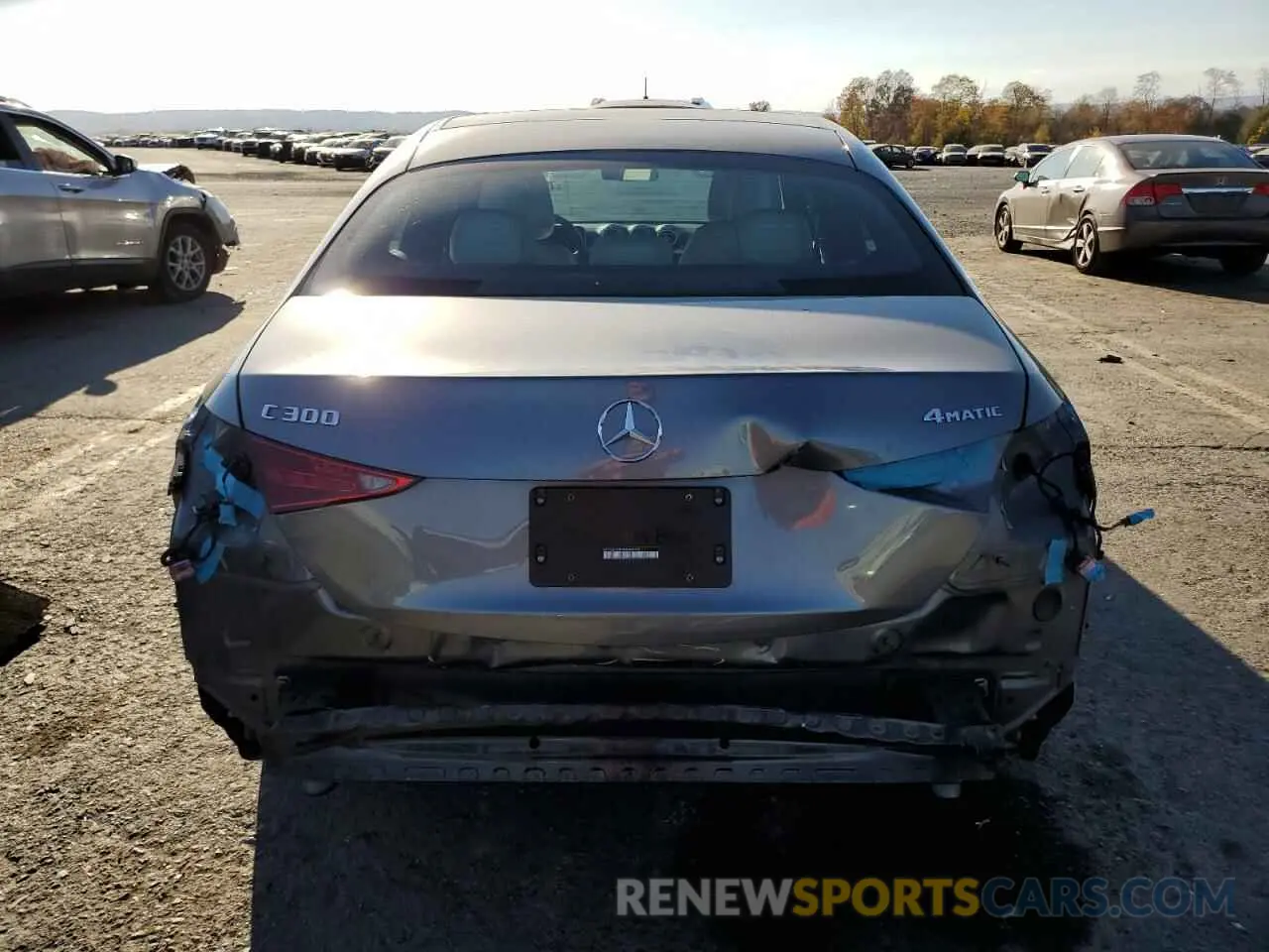 6 Photograph of a damaged car W1KAF4HB6NR009780 MERCEDES-BENZ C-CLASS 2022