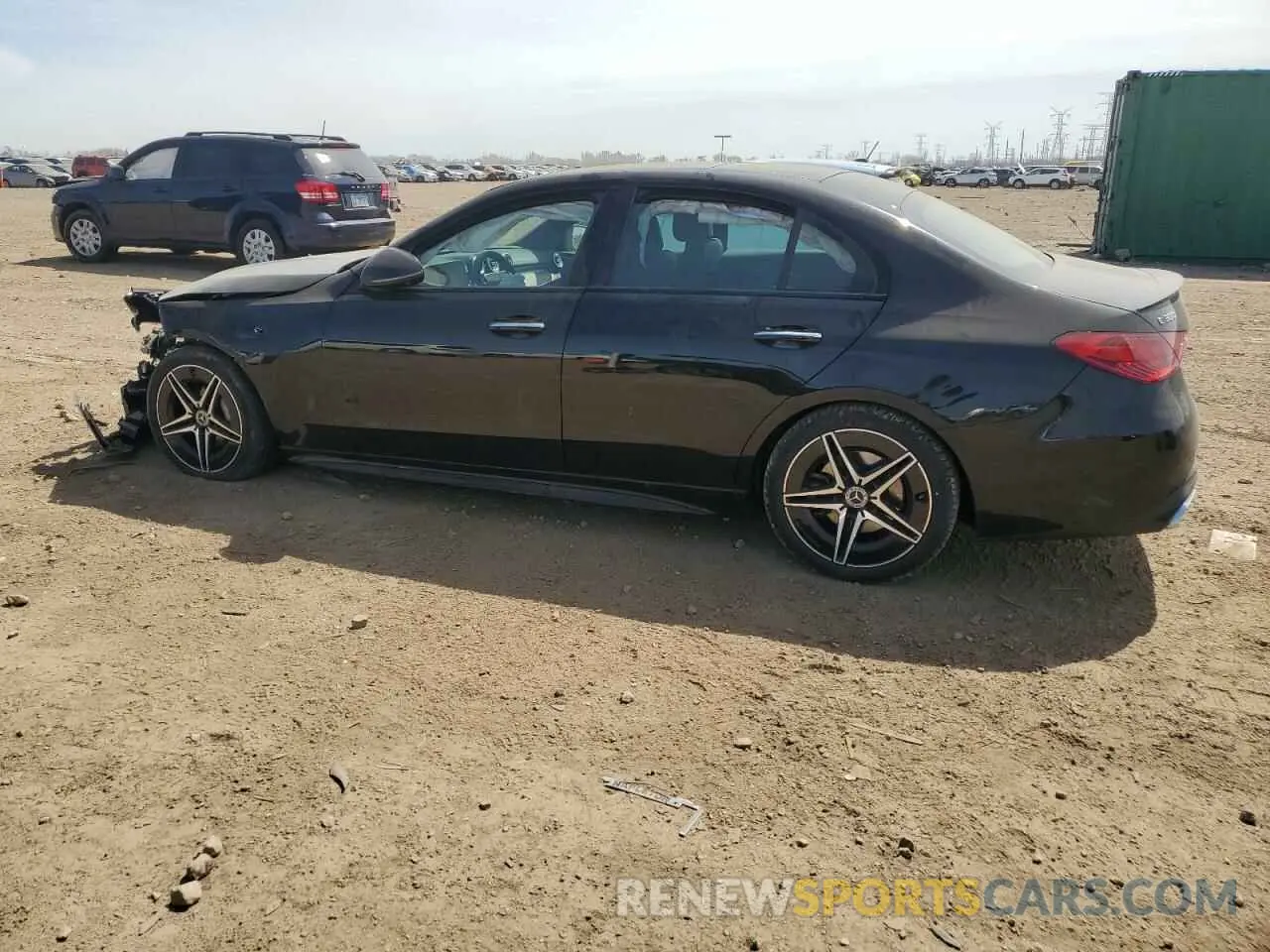 2 Photograph of a damaged car W1KAF4HB7NR067171 MERCEDES-BENZ C-CLASS 2022