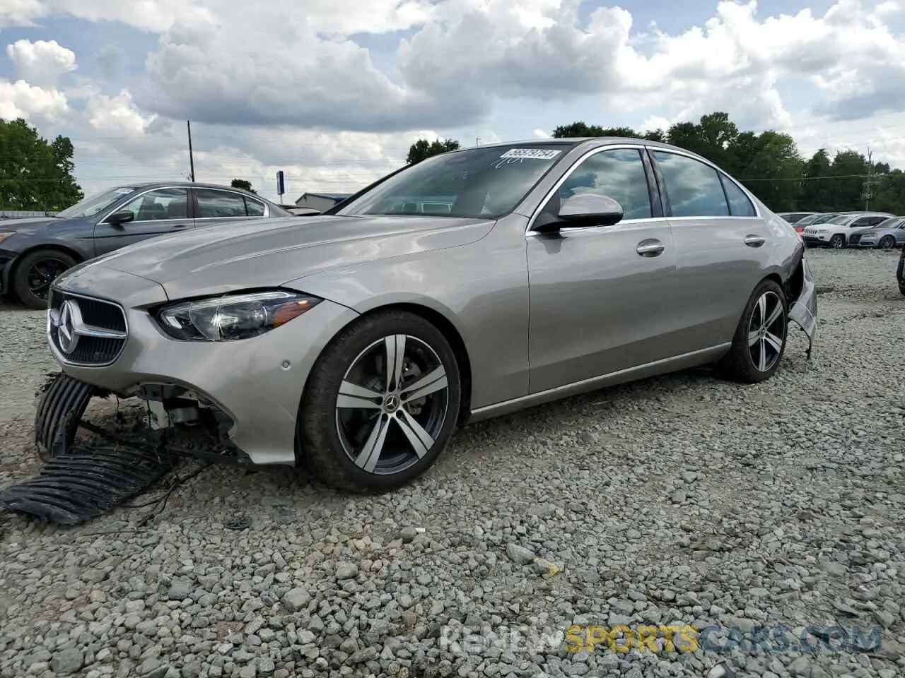 1 Photograph of a damaged car W1KAF4HB9NR062019 MERCEDES-BENZ C-CLASS 2022