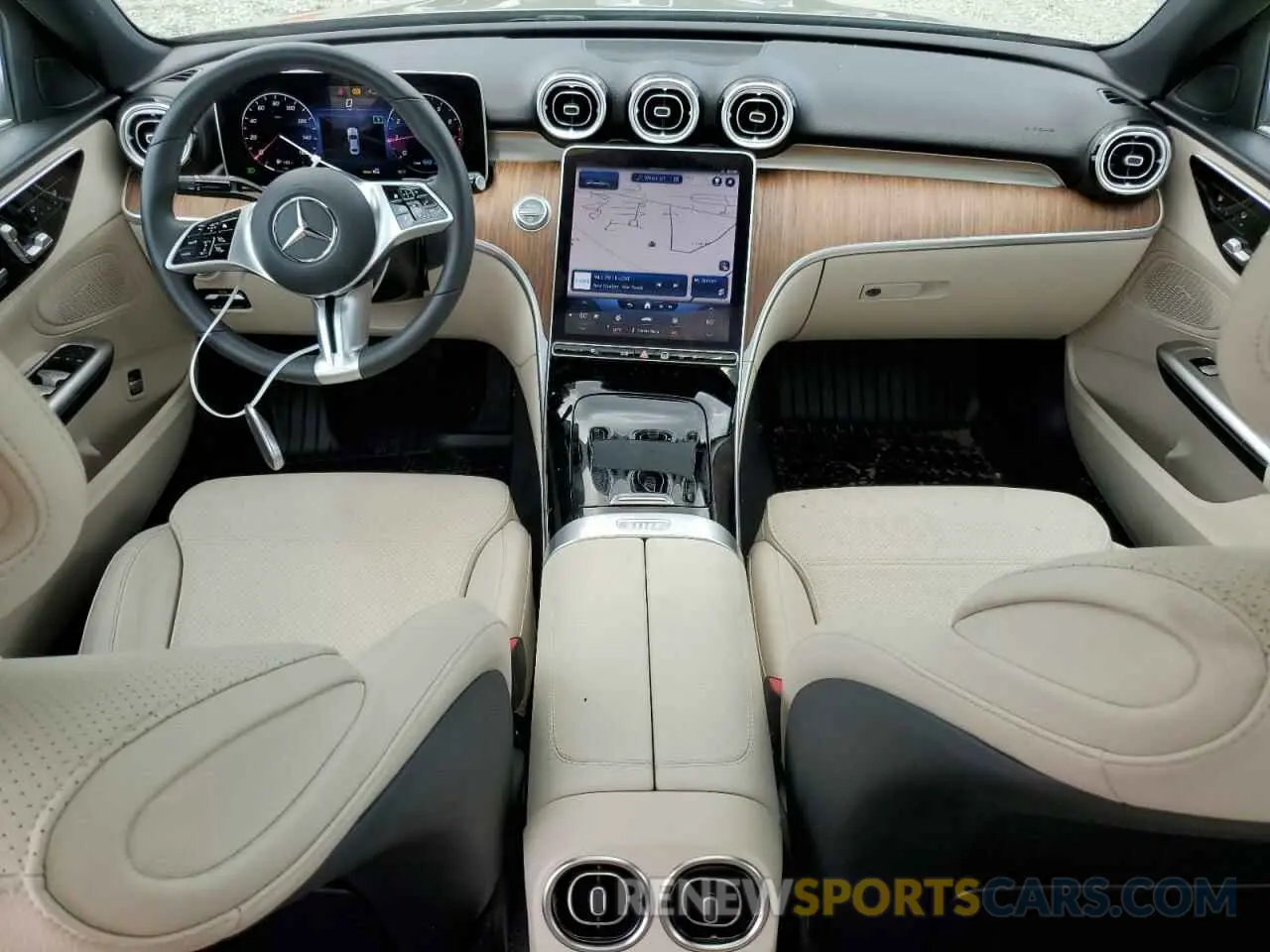 8 Photograph of a damaged car W1KAF4HB9NR062019 MERCEDES-BENZ C-CLASS 2022