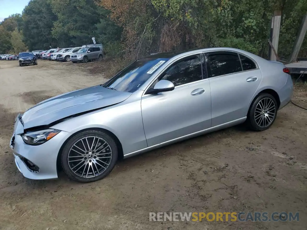 1 Photograph of a damaged car W1KAF4HBXNR052731 MERCEDES-BENZ C-CLASS 2022