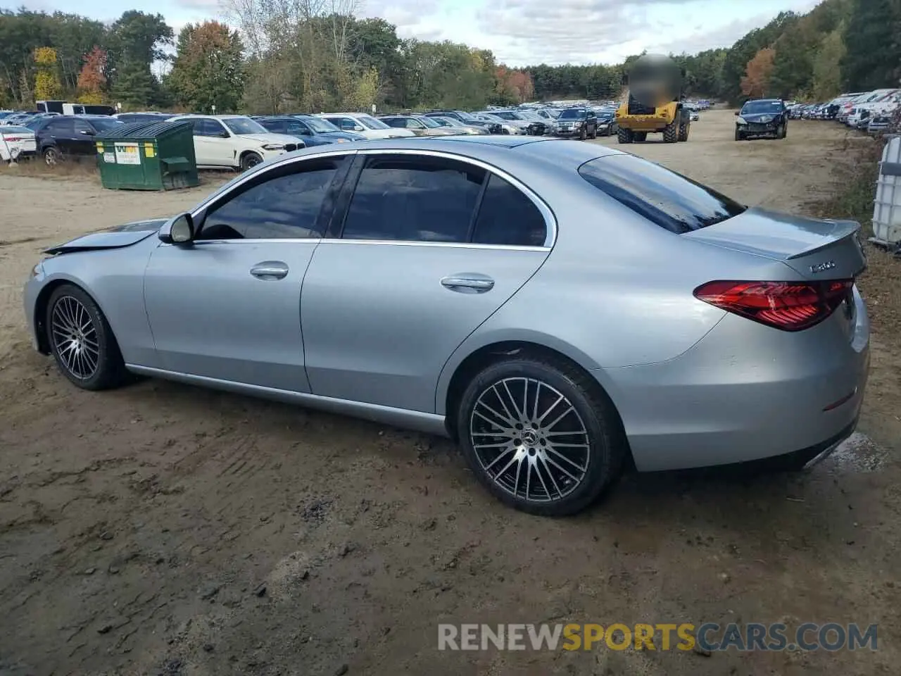 2 Photograph of a damaged car W1KAF4HBXNR052731 MERCEDES-BENZ C-CLASS 2022