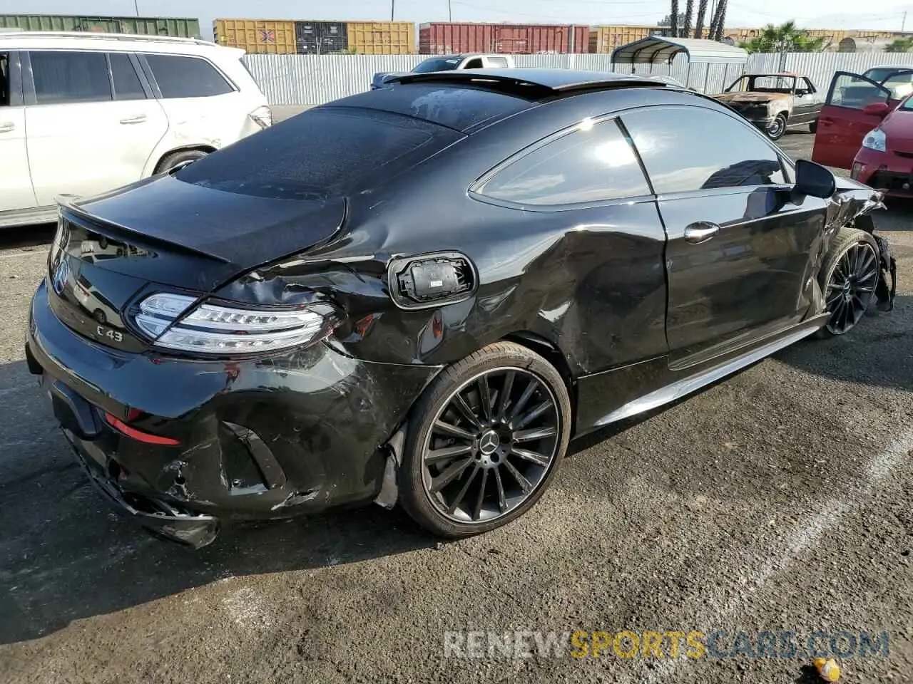 3 Photograph of a damaged car W1KWJ6EB2NG107043 MERCEDES-BENZ C-CLASS 2022