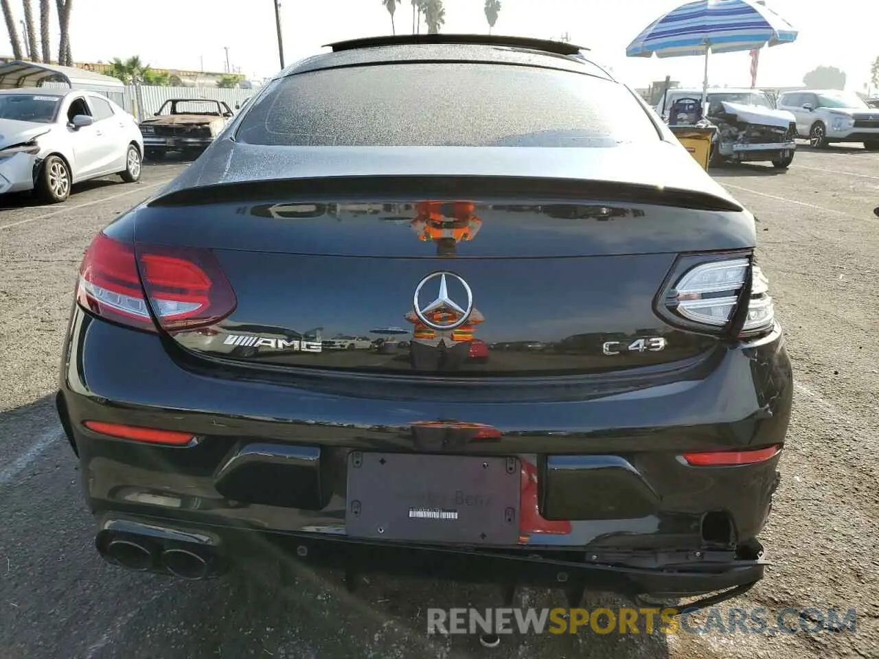 6 Photograph of a damaged car W1KWJ6EB2NG107043 MERCEDES-BENZ C-CLASS 2022