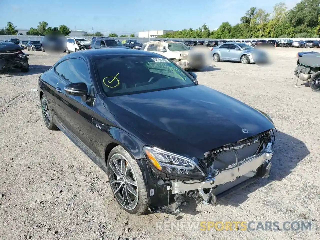 1 Photograph of a damaged car W1KWJ6EBXNG114466 MERCEDES-BENZ C-CLASS 2022