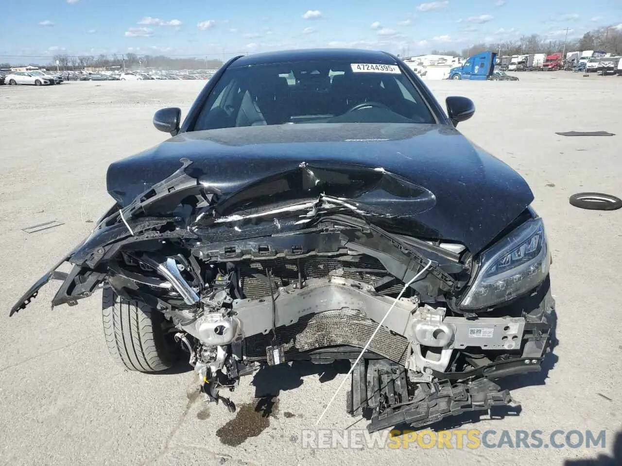 5 Photograph of a damaged car W1KWJ8DB0NG116014 MERCEDES-BENZ C-CLASS 2022