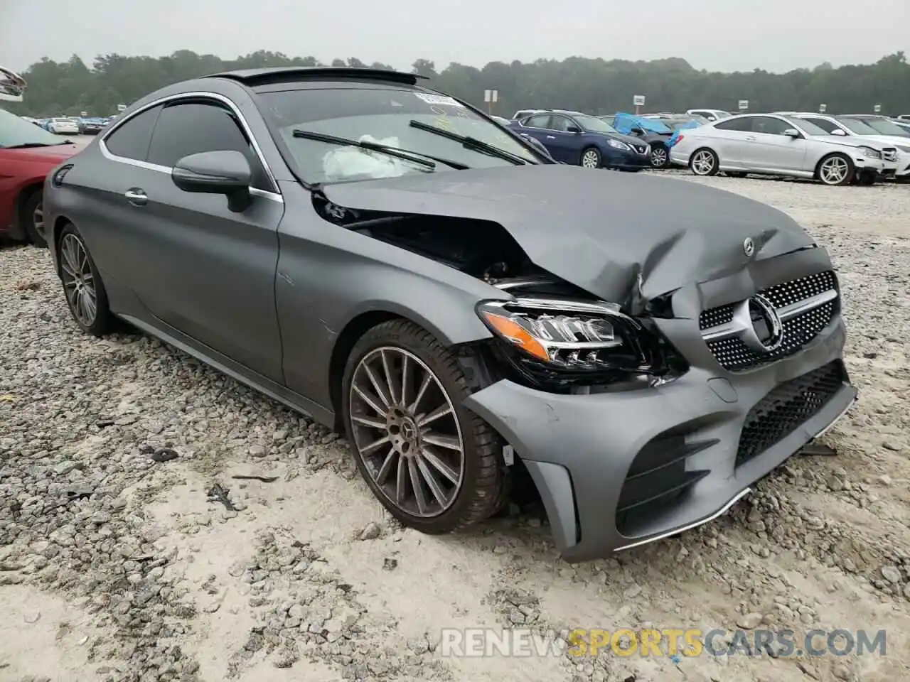 1 Photograph of a damaged car W1KWJ8DB7NG112316 MERCEDES-BENZ C-CLASS 2022