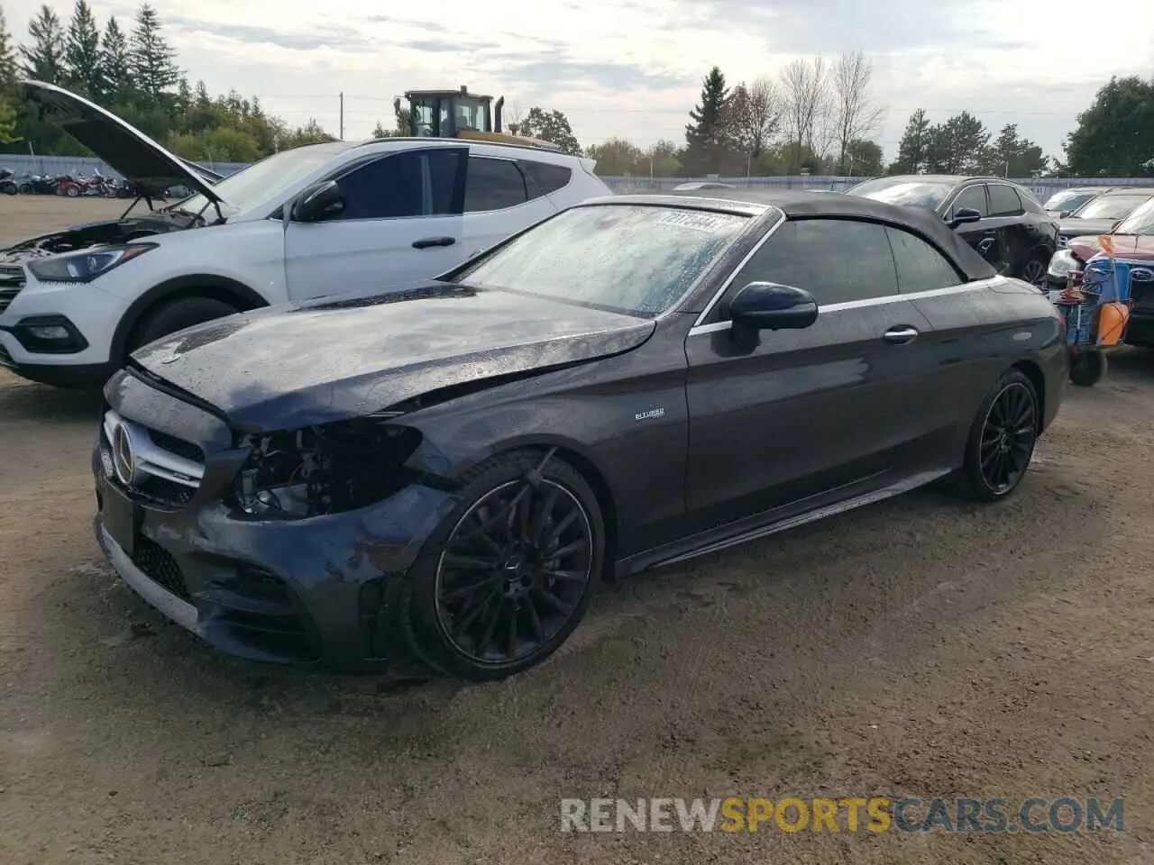 1 Photograph of a damaged car W1KWK6EB6NG115871 MERCEDES-BENZ C-CLASS 2022