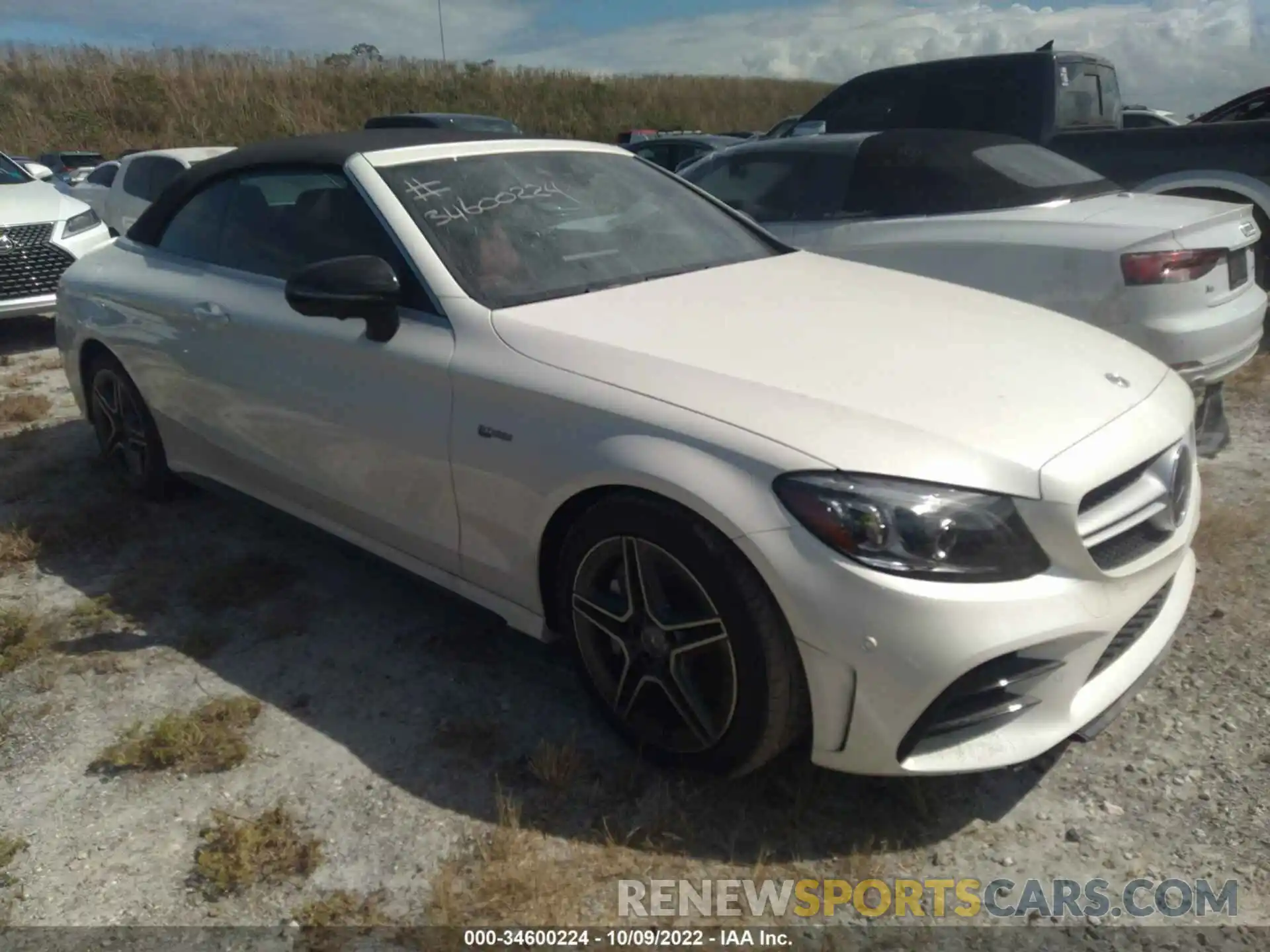 1 Photograph of a damaged car W1KWK6EB7NG107312 MERCEDES-BENZ C-CLASS 2022