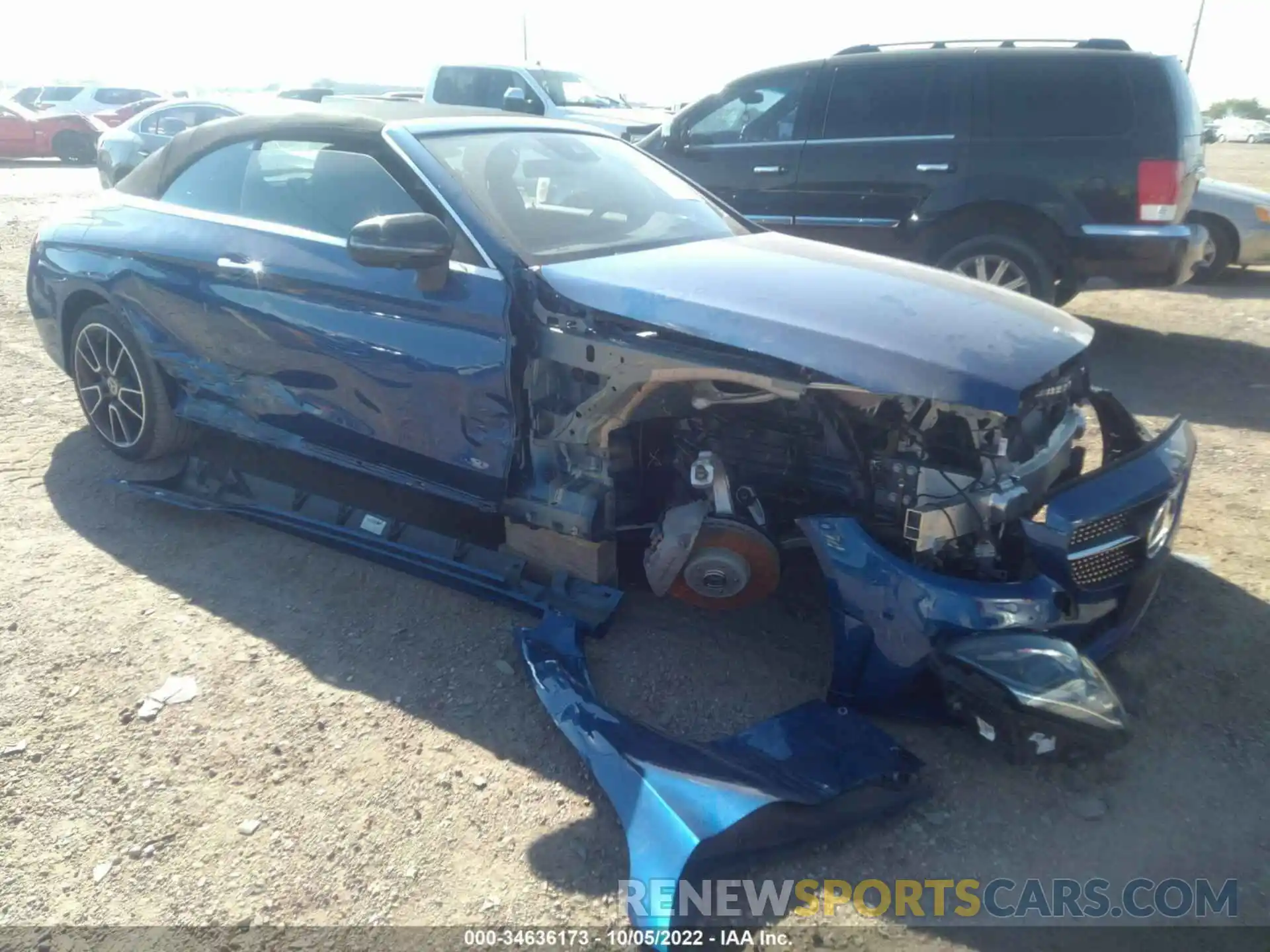 1 Photograph of a damaged car W1KWK8DB7NG111258 MERCEDES-BENZ C-CLASS 2022