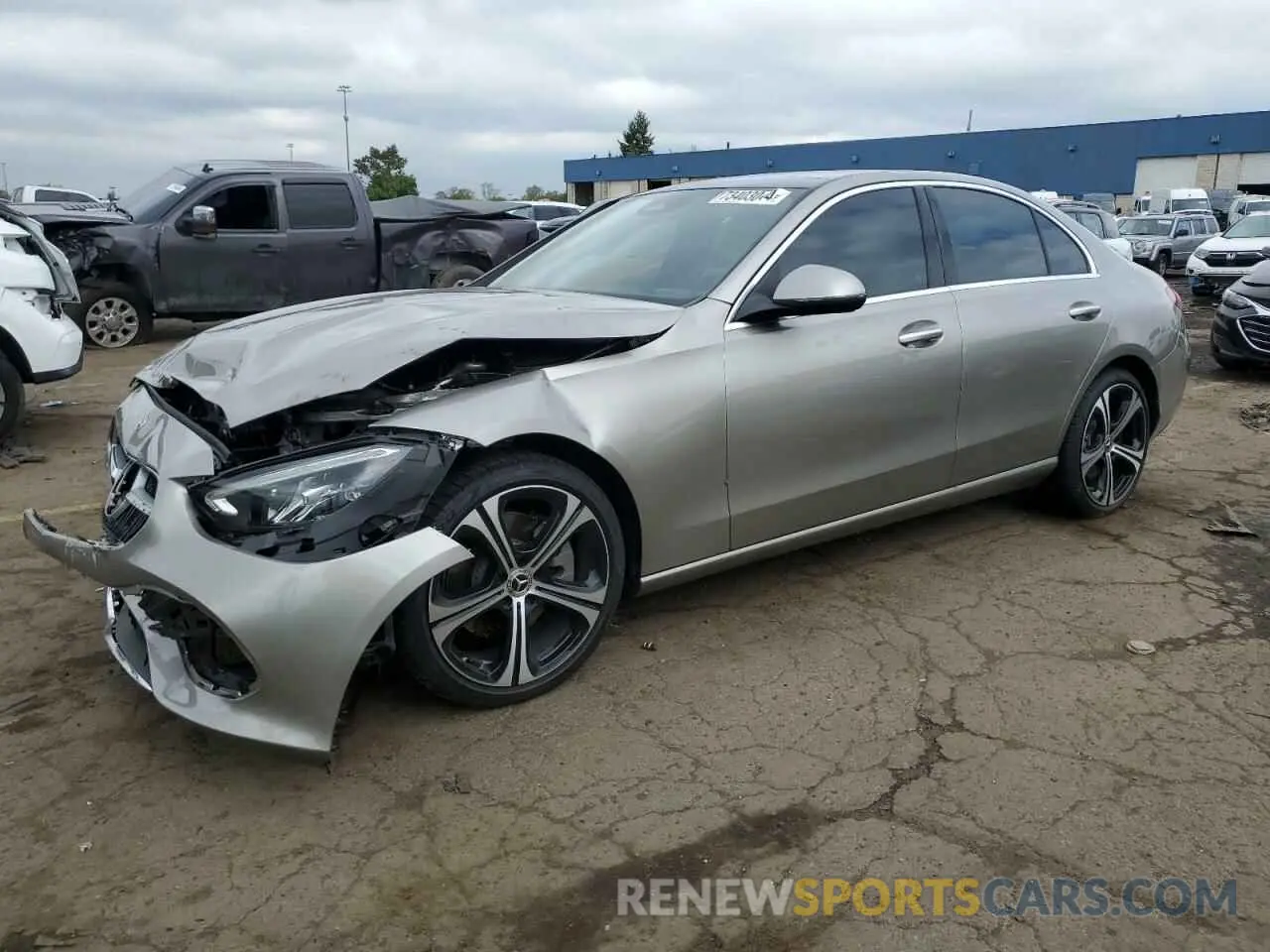 1 Photograph of a damaged car W1KAF4GB0PR074791 MERCEDES-BENZ C-CLASS 2023