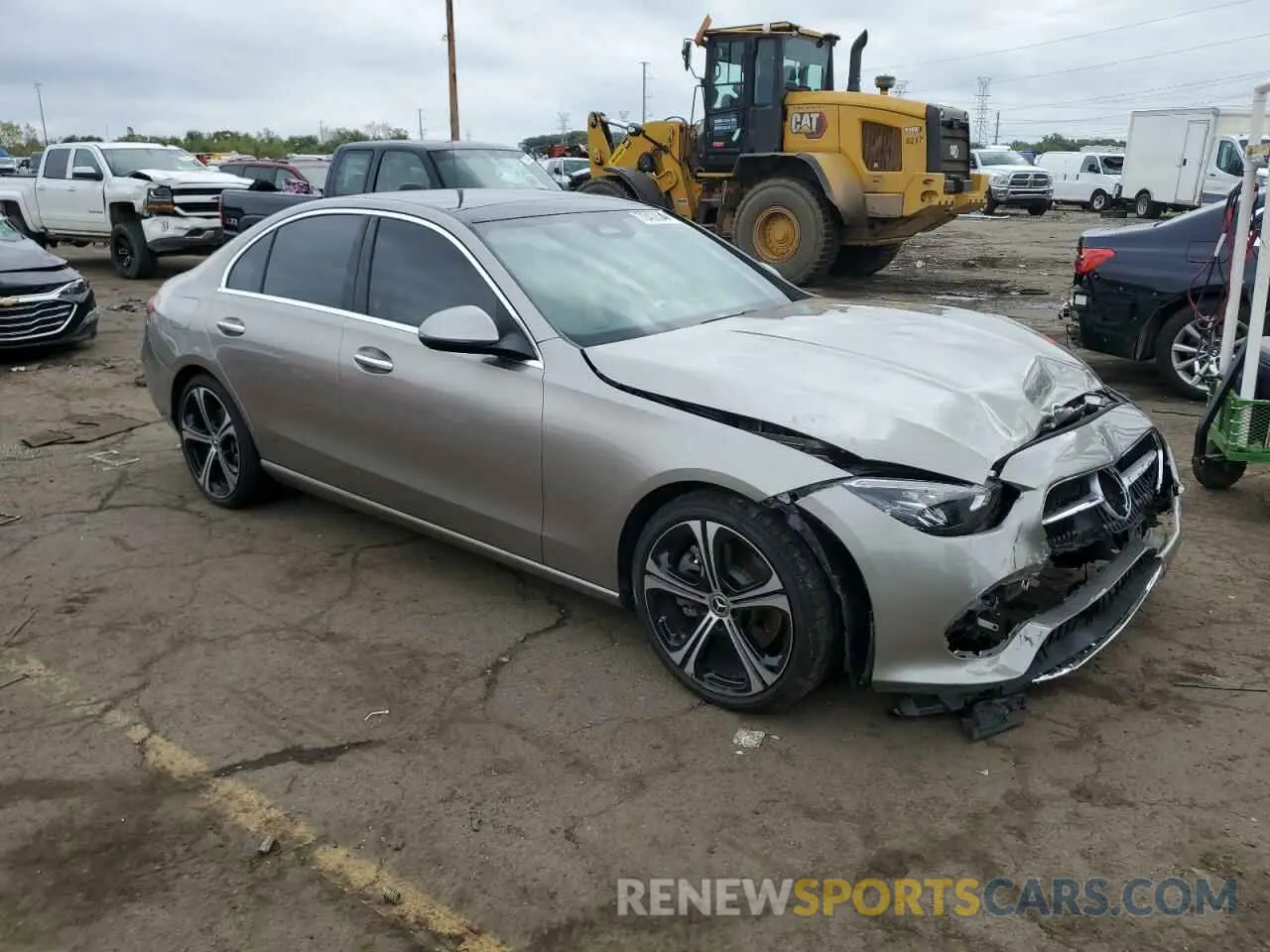 4 Photograph of a damaged car W1KAF4GB0PR074791 MERCEDES-BENZ C-CLASS 2023