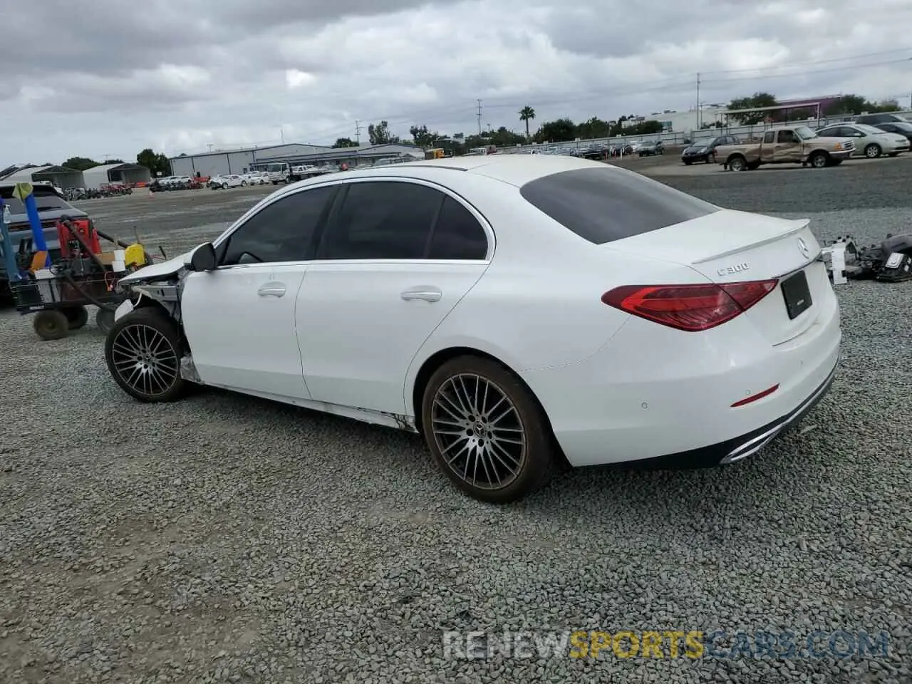 2 Photograph of a damaged car W1KAF4GB0PR118319 MERCEDES-BENZ C-CLASS 2023