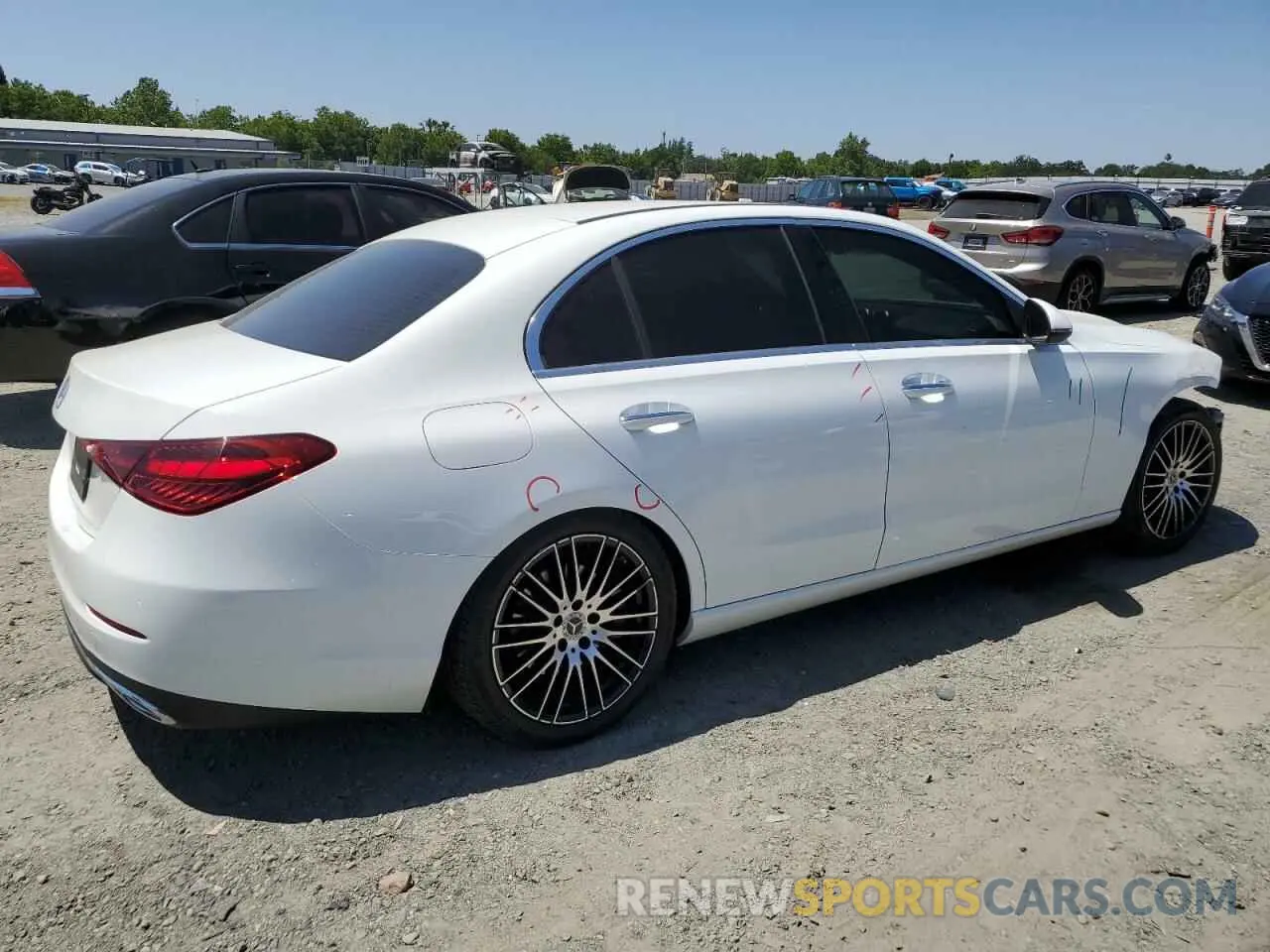 3 Photograph of a damaged car W1KAF4GB1PR101173 MERCEDES-BENZ C-CLASS 2023