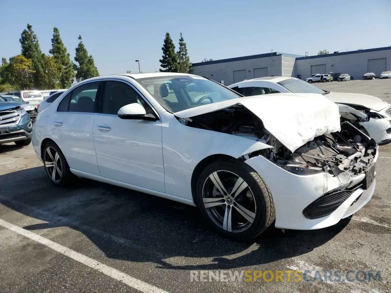 4 Photograph of a damaged car W1KAF4GB4PR069531 MERCEDES-BENZ C-CLASS 2023