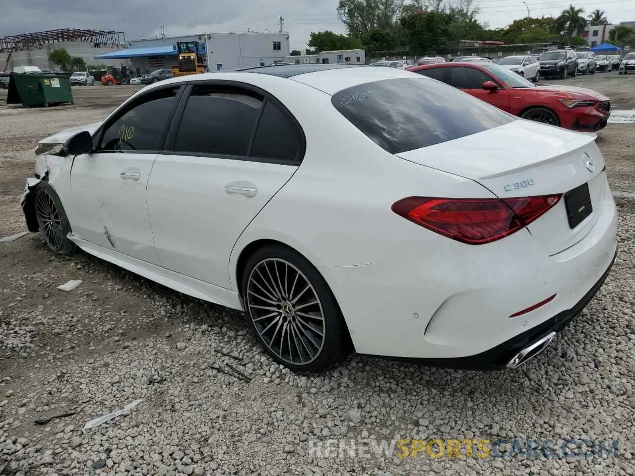 2 Photograph of a damaged car W1KAF4GB4PR130960 MERCEDES-BENZ C-CLASS 2023