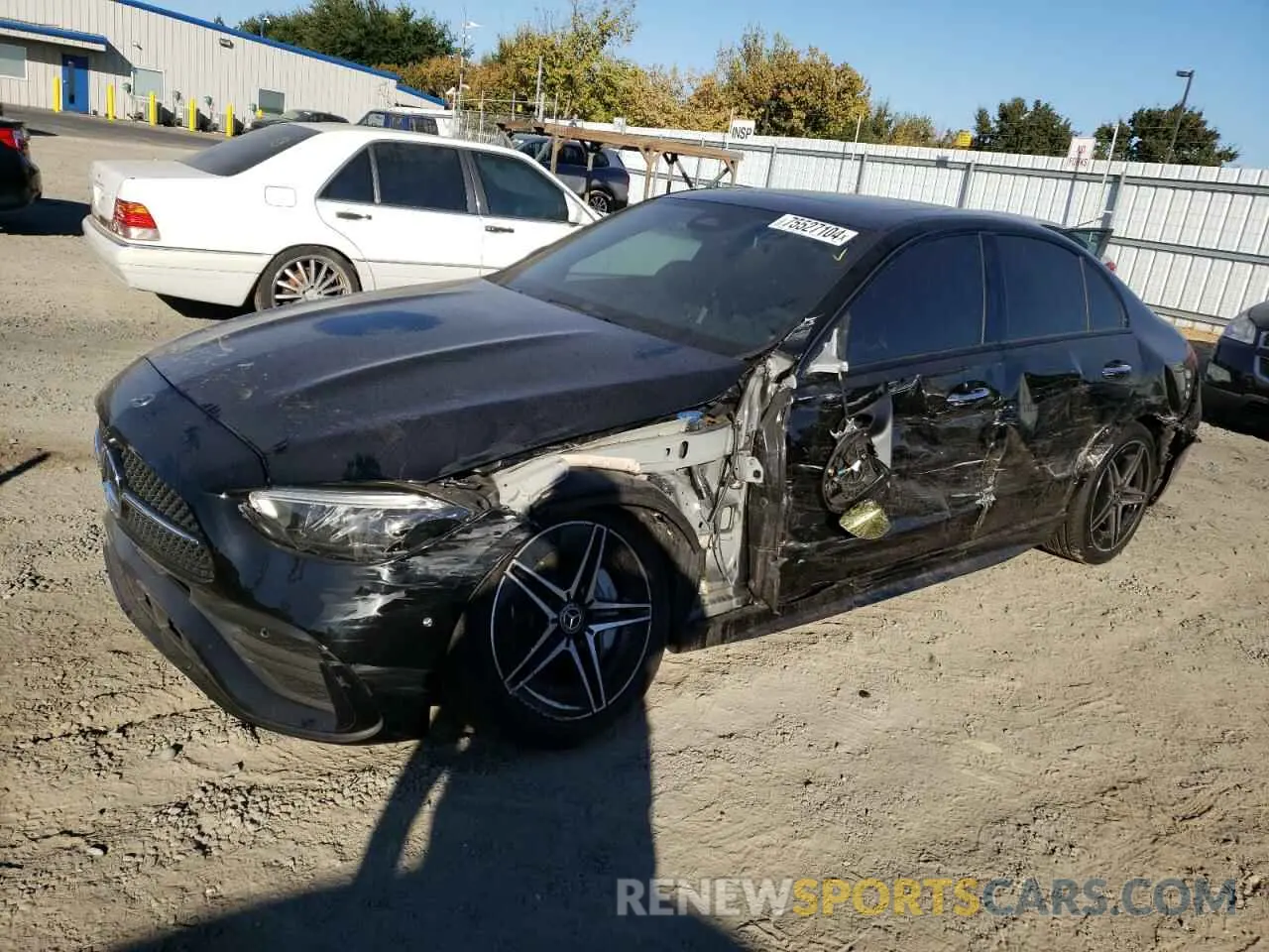 1 Photograph of a damaged car W1KAF4GB5PR102312 MERCEDES-BENZ C-CLASS 2023