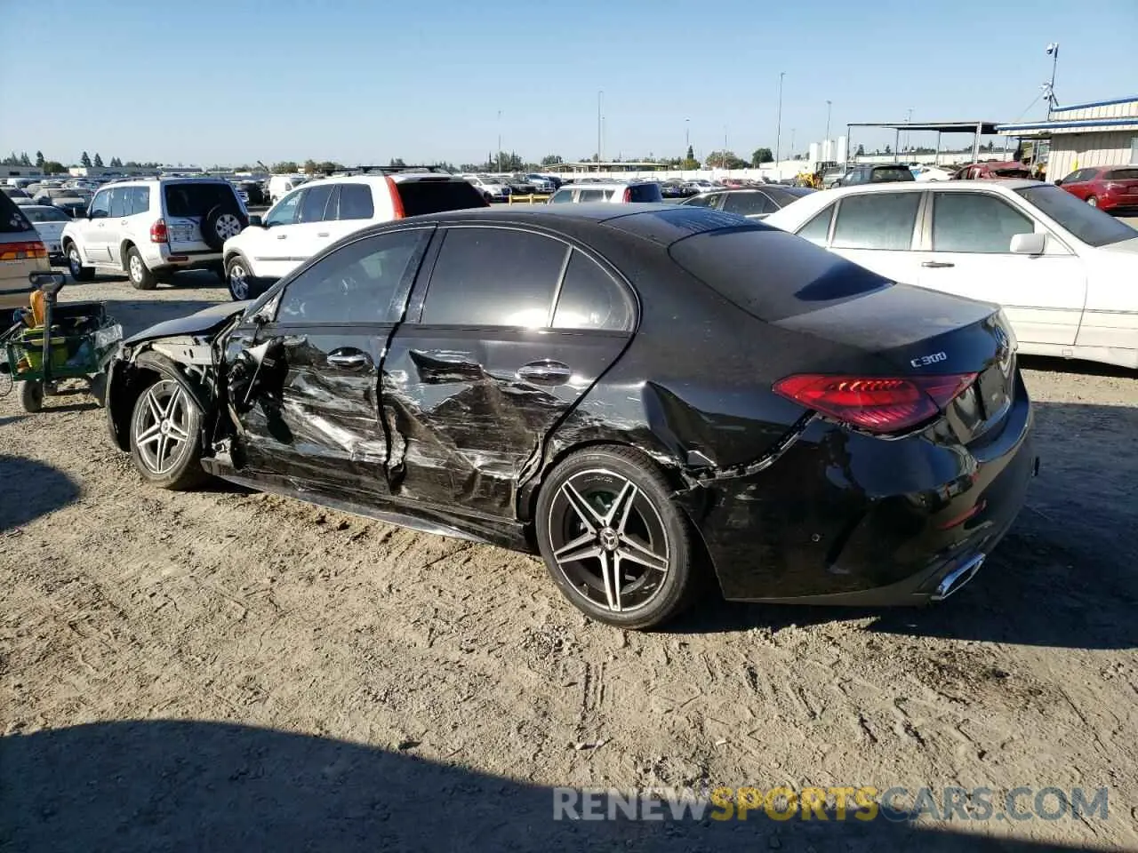 2 Photograph of a damaged car W1KAF4GB5PR102312 MERCEDES-BENZ C-CLASS 2023