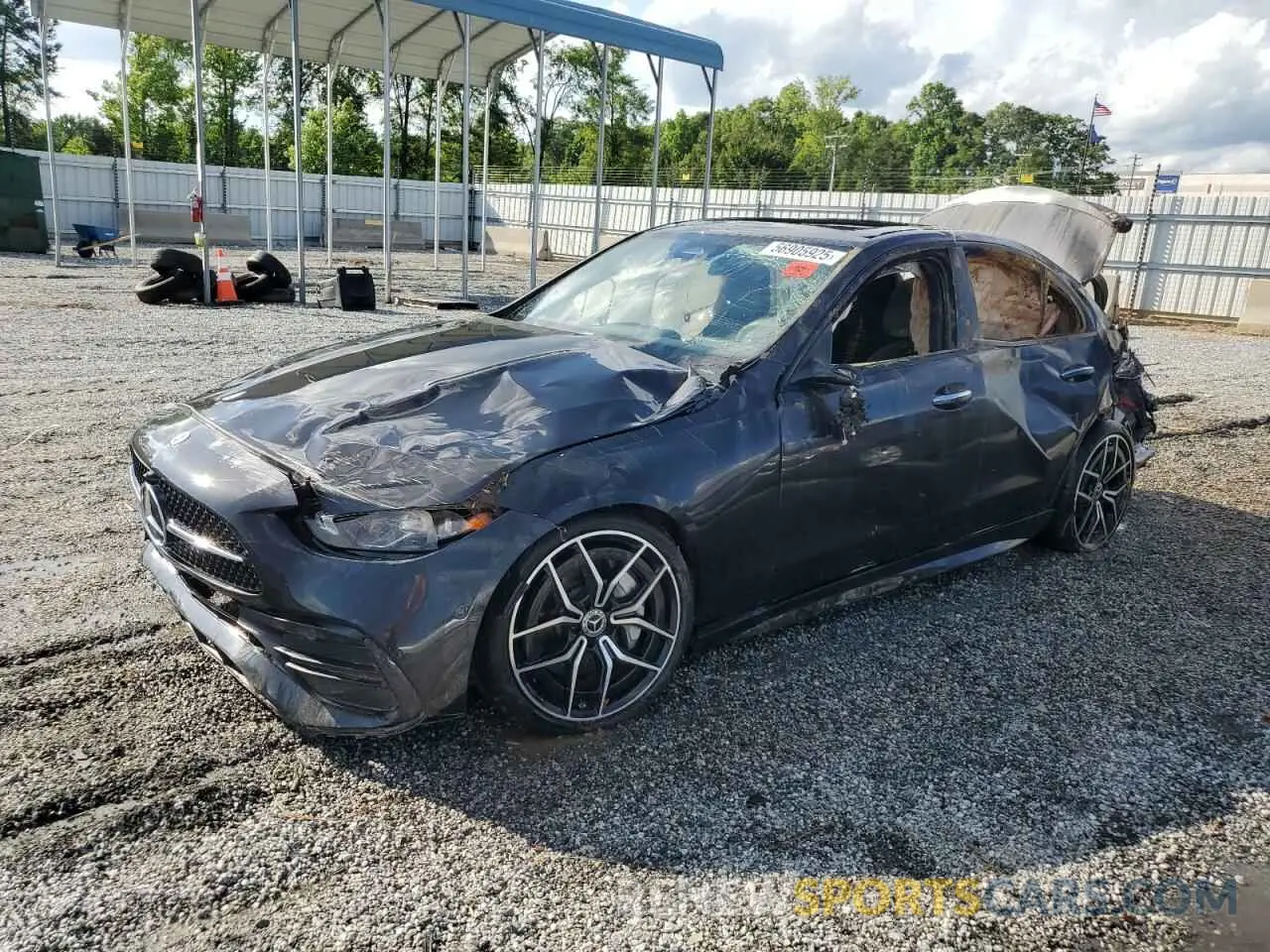 1 Photograph of a damaged car W1KAF4GB5PR102925 MERCEDES-BENZ C-CLASS 2023