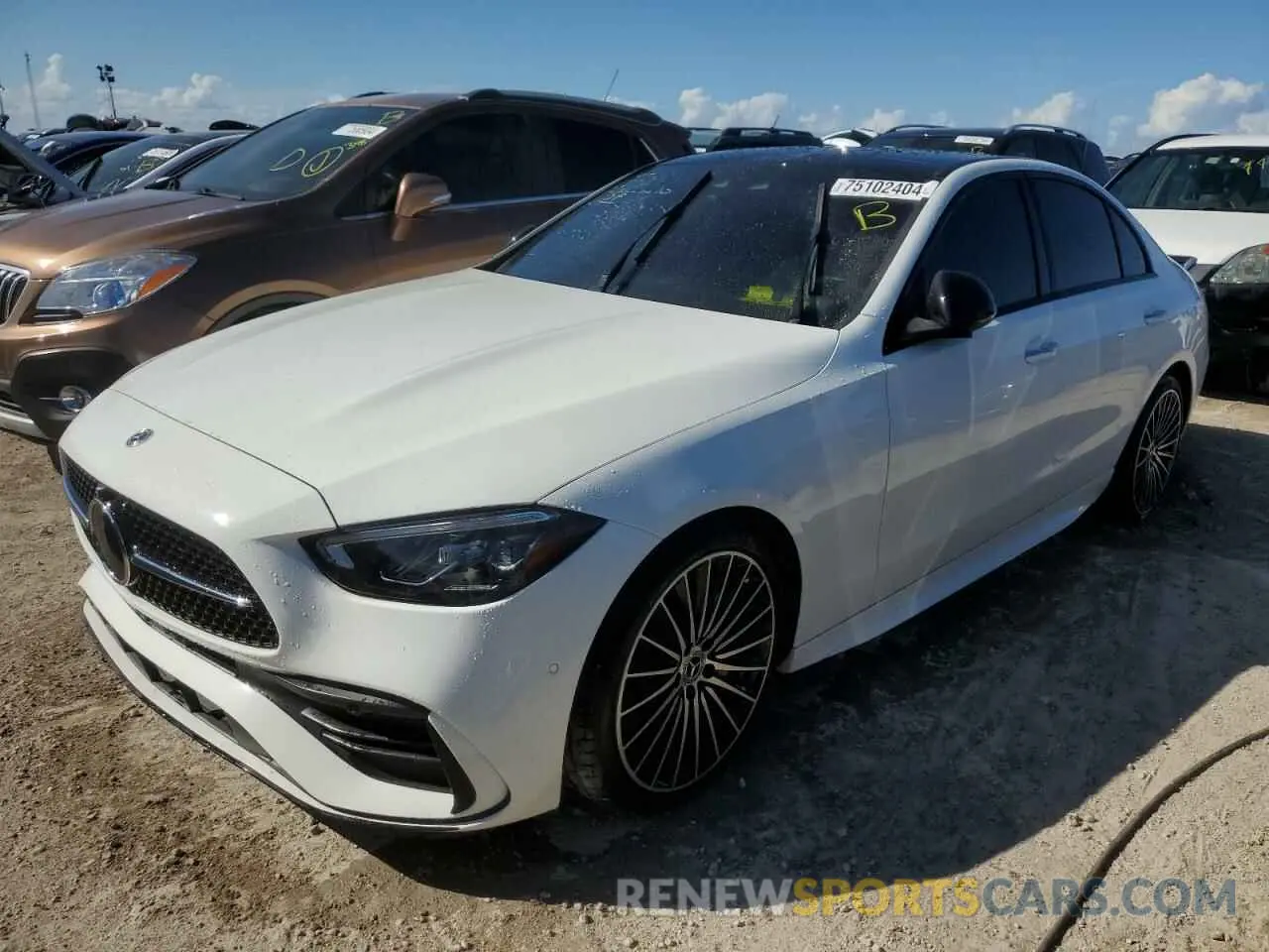 1 Photograph of a damaged car W1KAF4GB5PR103590 MERCEDES-BENZ C-CLASS 2023
