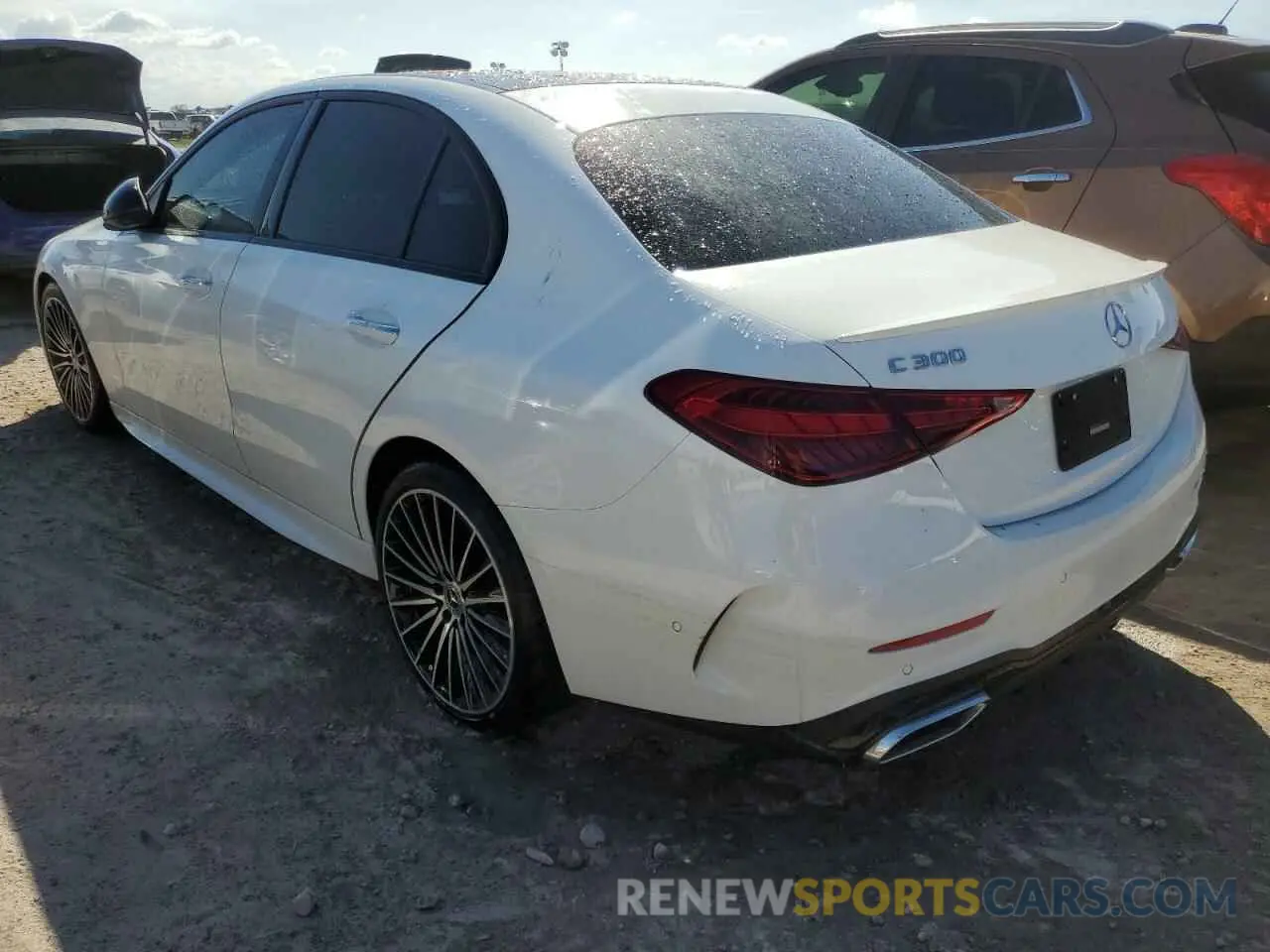 2 Photograph of a damaged car W1KAF4GB5PR103590 MERCEDES-BENZ C-CLASS 2023