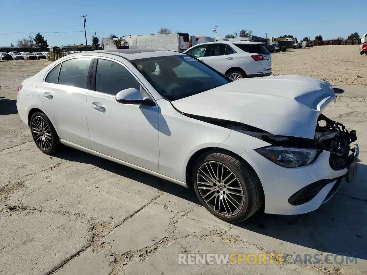 4 Photograph of a damaged car W1KAF4GB6PR094155 MERCEDES-BENZ C-CLASS 2023