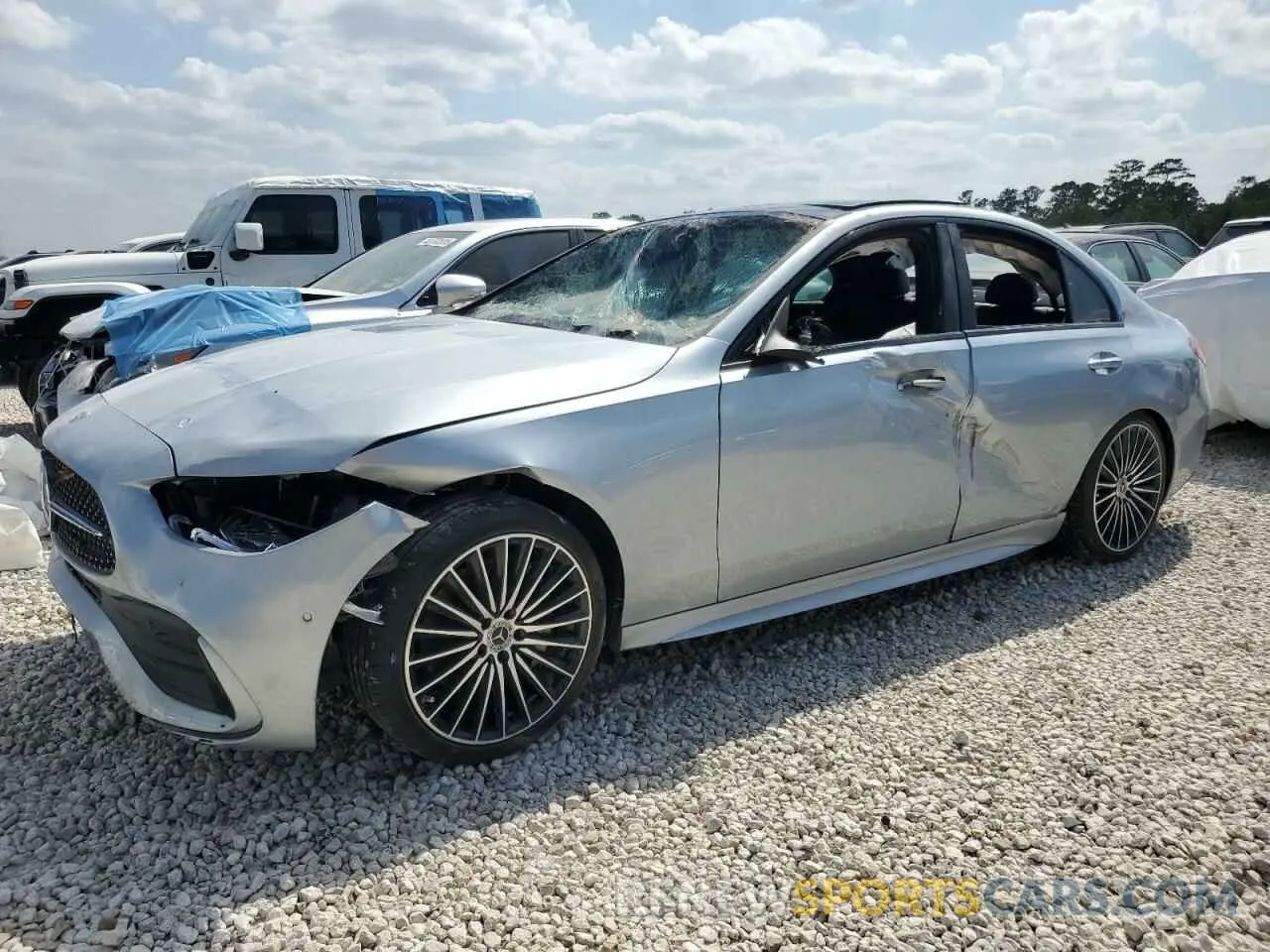 1 Photograph of a damaged car W1KAF4GB6PR095886 MERCEDES-BENZ C-CLASS 2023
