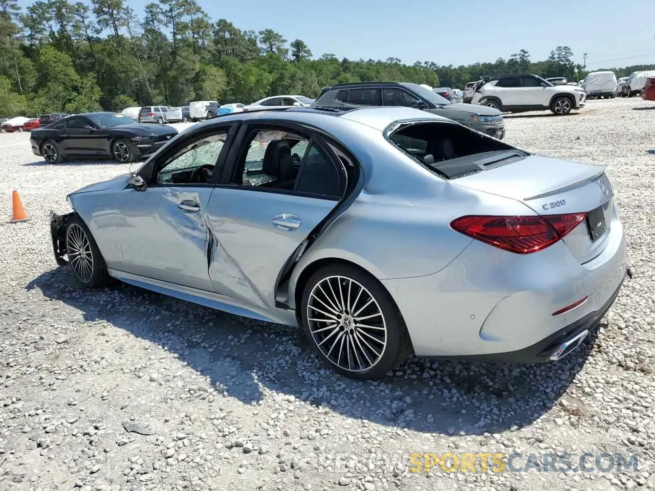 2 Photograph of a damaged car W1KAF4GB6PR095886 MERCEDES-BENZ C-CLASS 2023