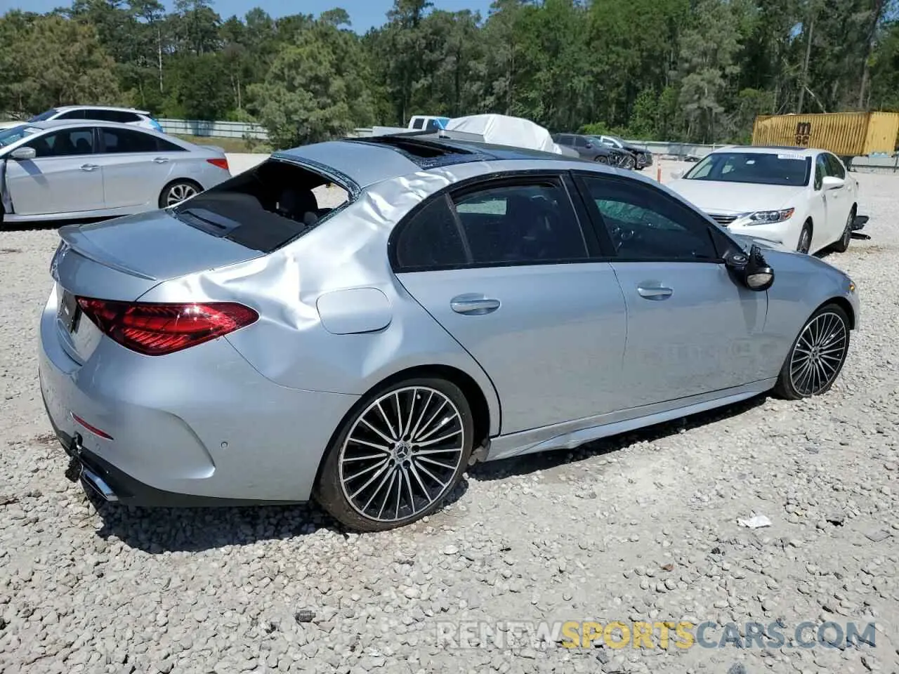 3 Photograph of a damaged car W1KAF4GB6PR095886 MERCEDES-BENZ C-CLASS 2023