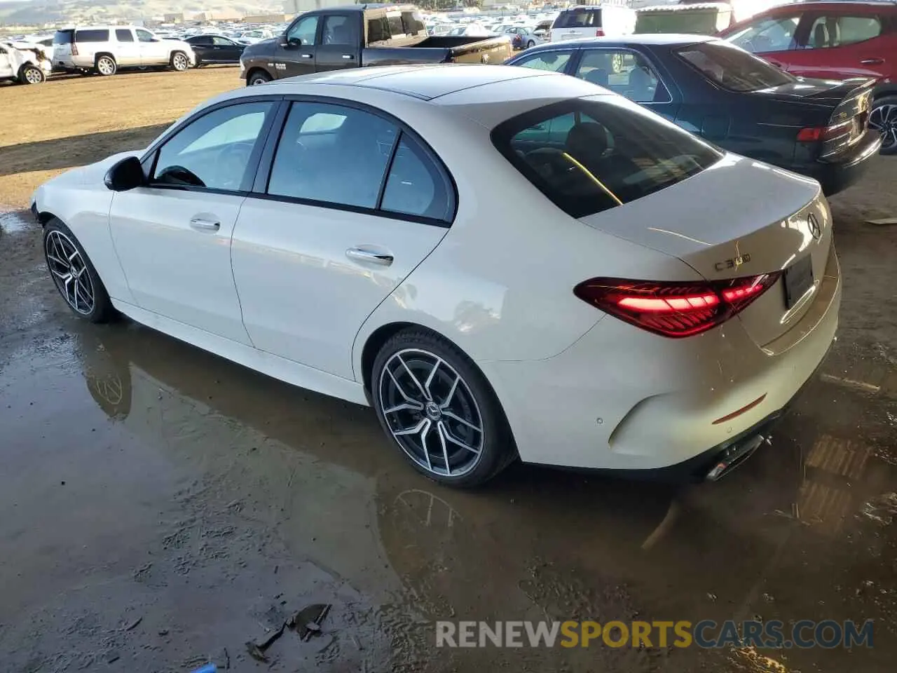 2 Photograph of a damaged car W1KAF4GB7PR102876 MERCEDES-BENZ C-CLASS 2023