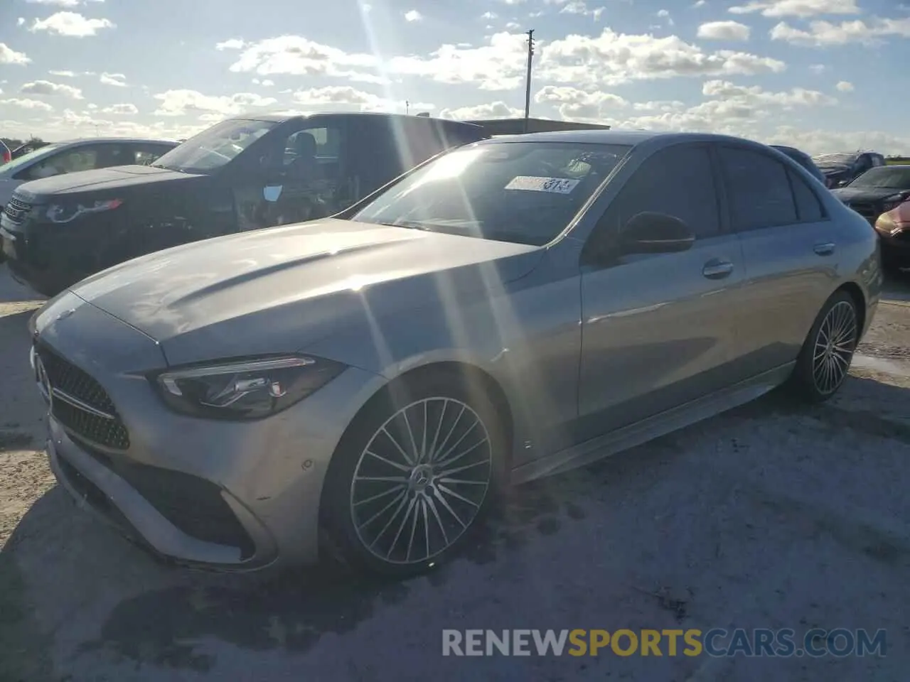1 Photograph of a damaged car W1KAF4GB8PR102644 MERCEDES-BENZ C-CLASS 2023