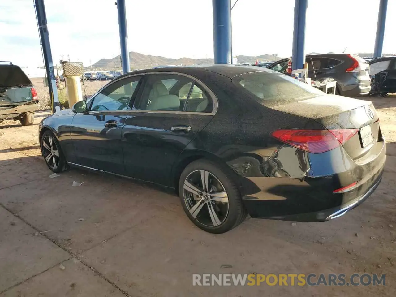 2 Photograph of a damaged car W1KAF4GB9PR091461 MERCEDES-BENZ C-CLASS 2023