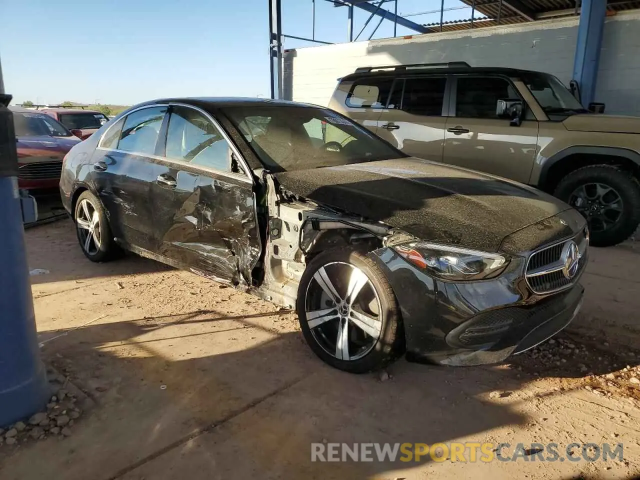 4 Photograph of a damaged car W1KAF4GB9PR091461 MERCEDES-BENZ C-CLASS 2023