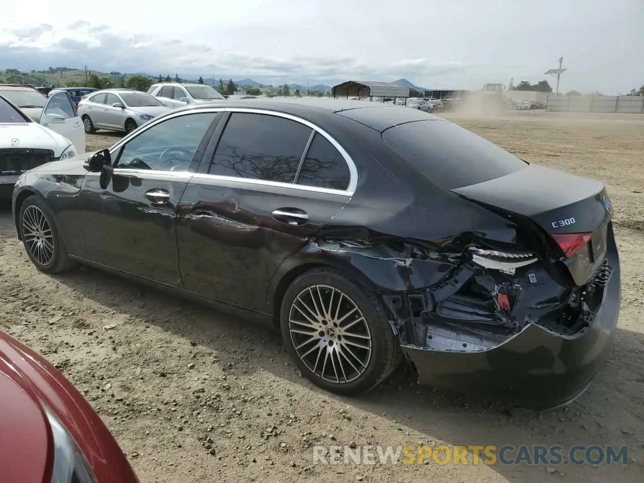 2 Photograph of a damaged car W1KAF4GB9PR127388 MERCEDES-BENZ C-CLASS 2023