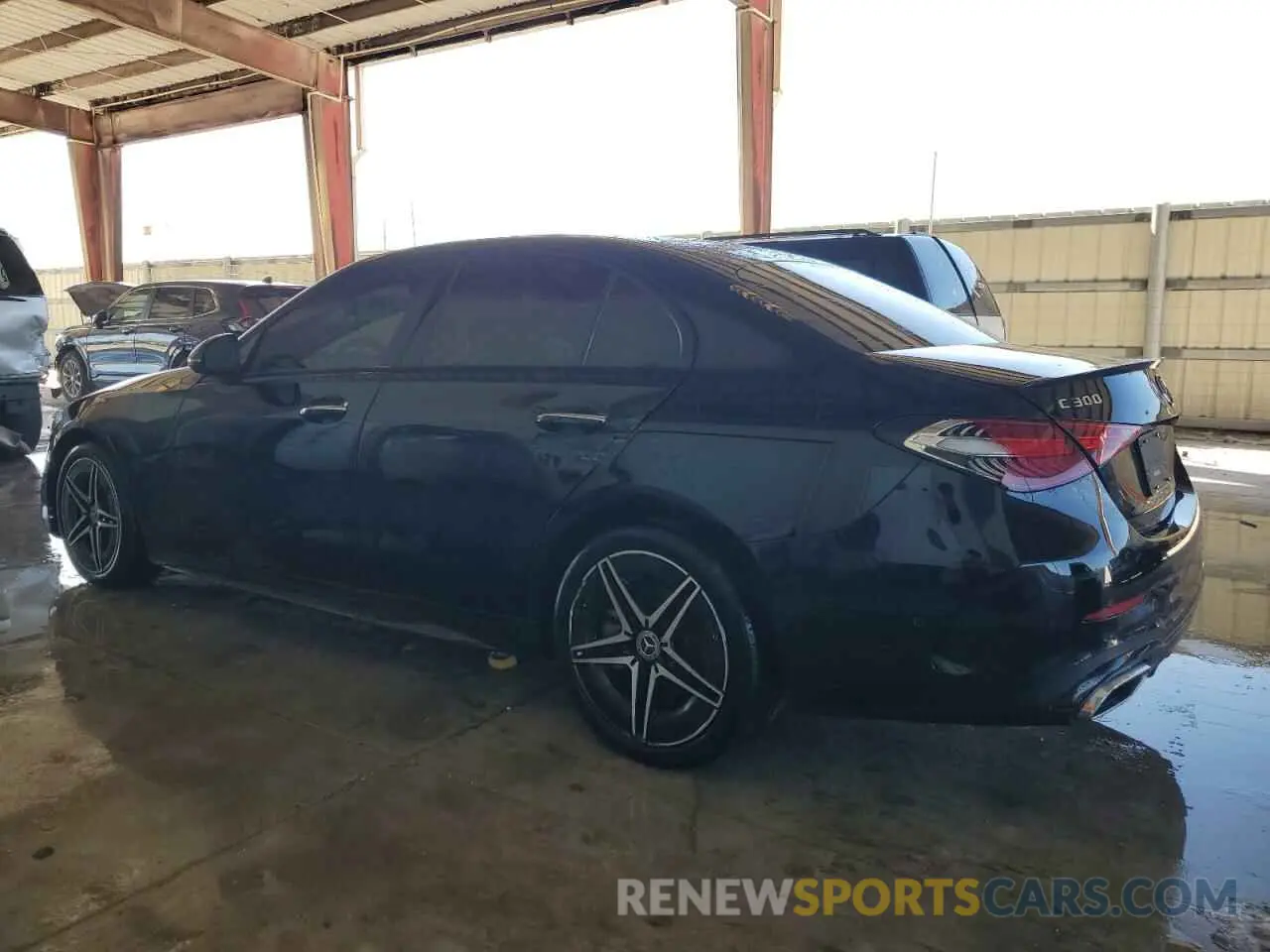 2 Photograph of a damaged car W1KAF4GB9PR149780 MERCEDES-BENZ C-CLASS 2023