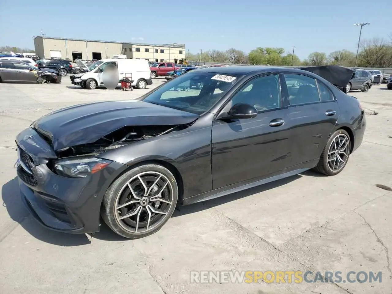 1 Photograph of a damaged car W1KAF4GBXPR081215 MERCEDES-BENZ C-CLASS 2023