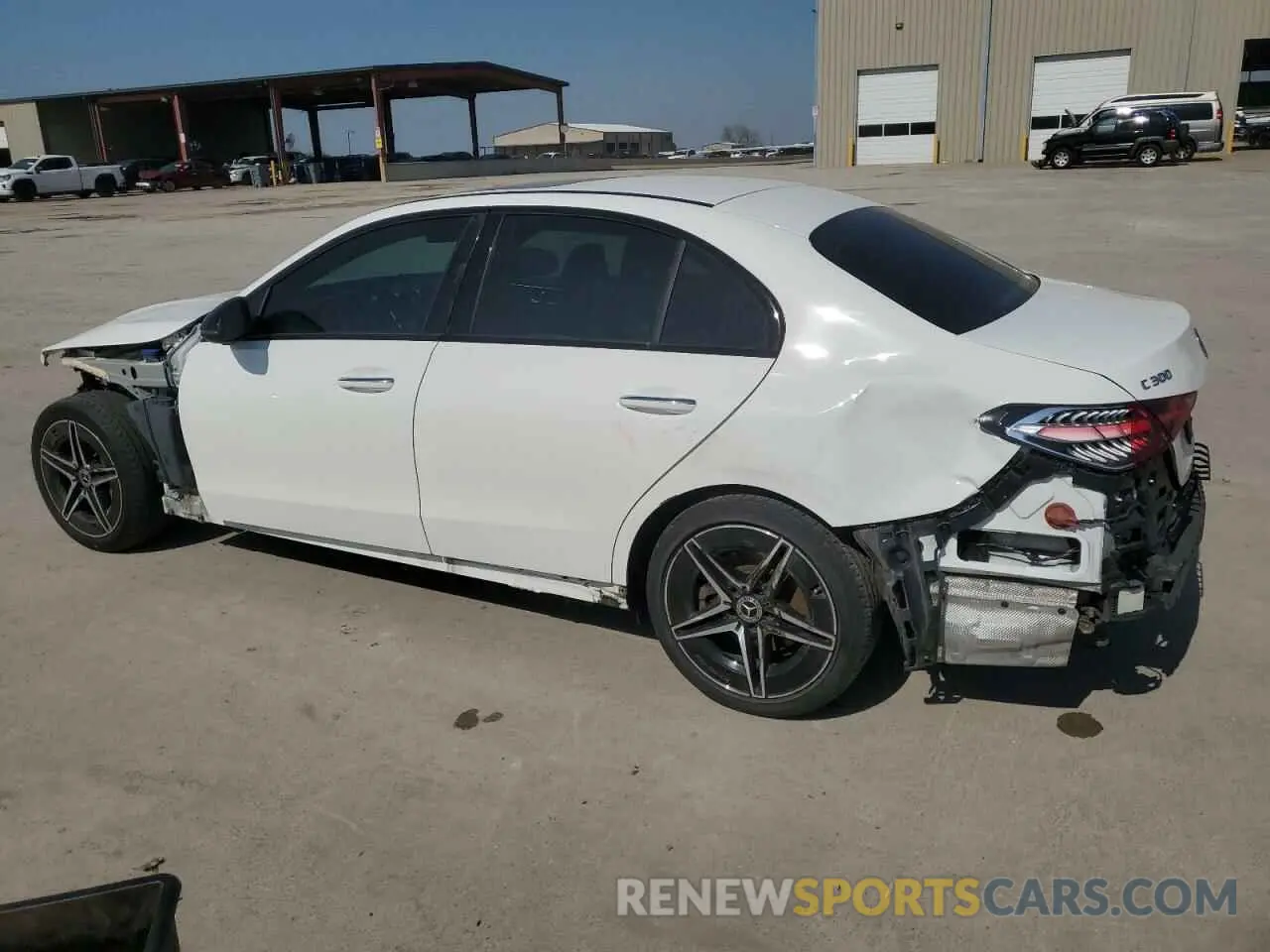 2 Photograph of a damaged car W1KAF4GBXPR105741 MERCEDES-BENZ C-CLASS 2023