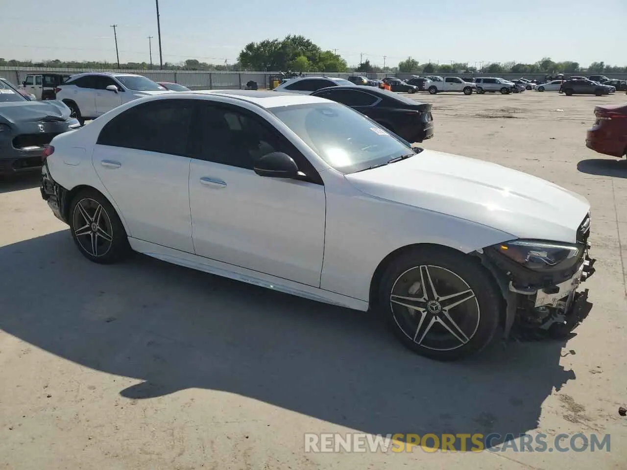 4 Photograph of a damaged car W1KAF4GBXPR105741 MERCEDES-BENZ C-CLASS 2023