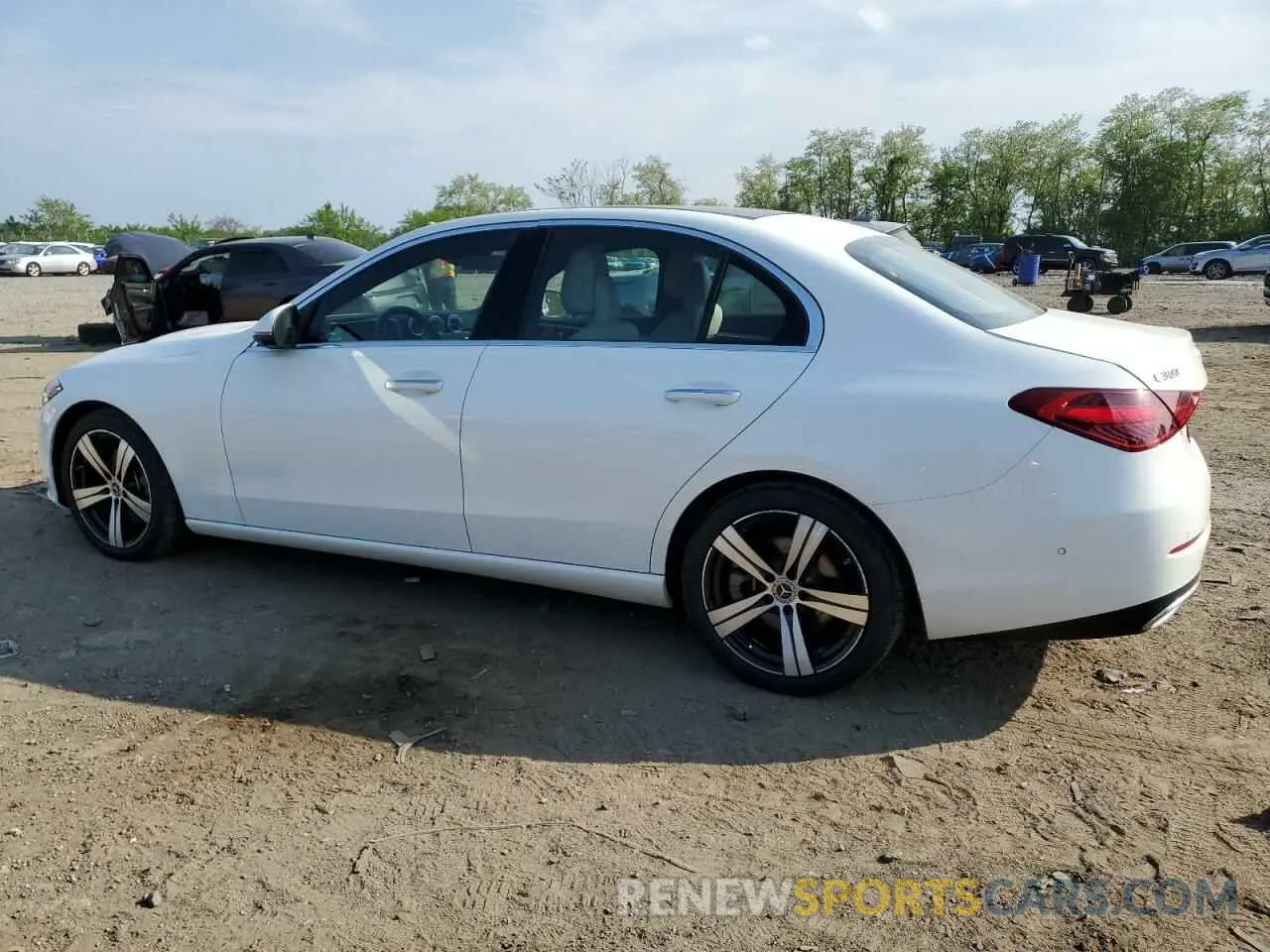 2 Photograph of a damaged car W1KAF4HB0PR094442 MERCEDES-BENZ C-CLASS 2023