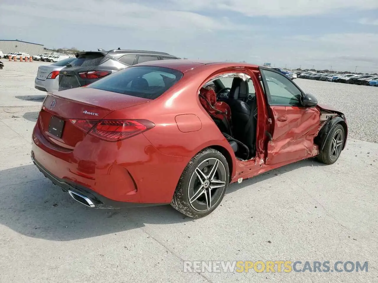 3 Photograph of a damaged car W1KAF4HB0PR109991 MERCEDES-BENZ C-CLASS 2023