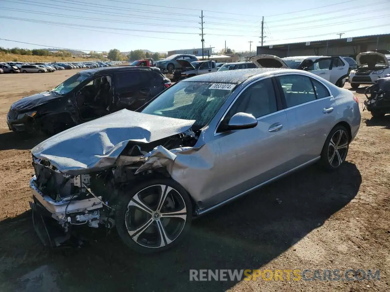 1 Photograph of a damaged car W1KAF4HB0PR148242 MERCEDES-BENZ C-CLASS 2023