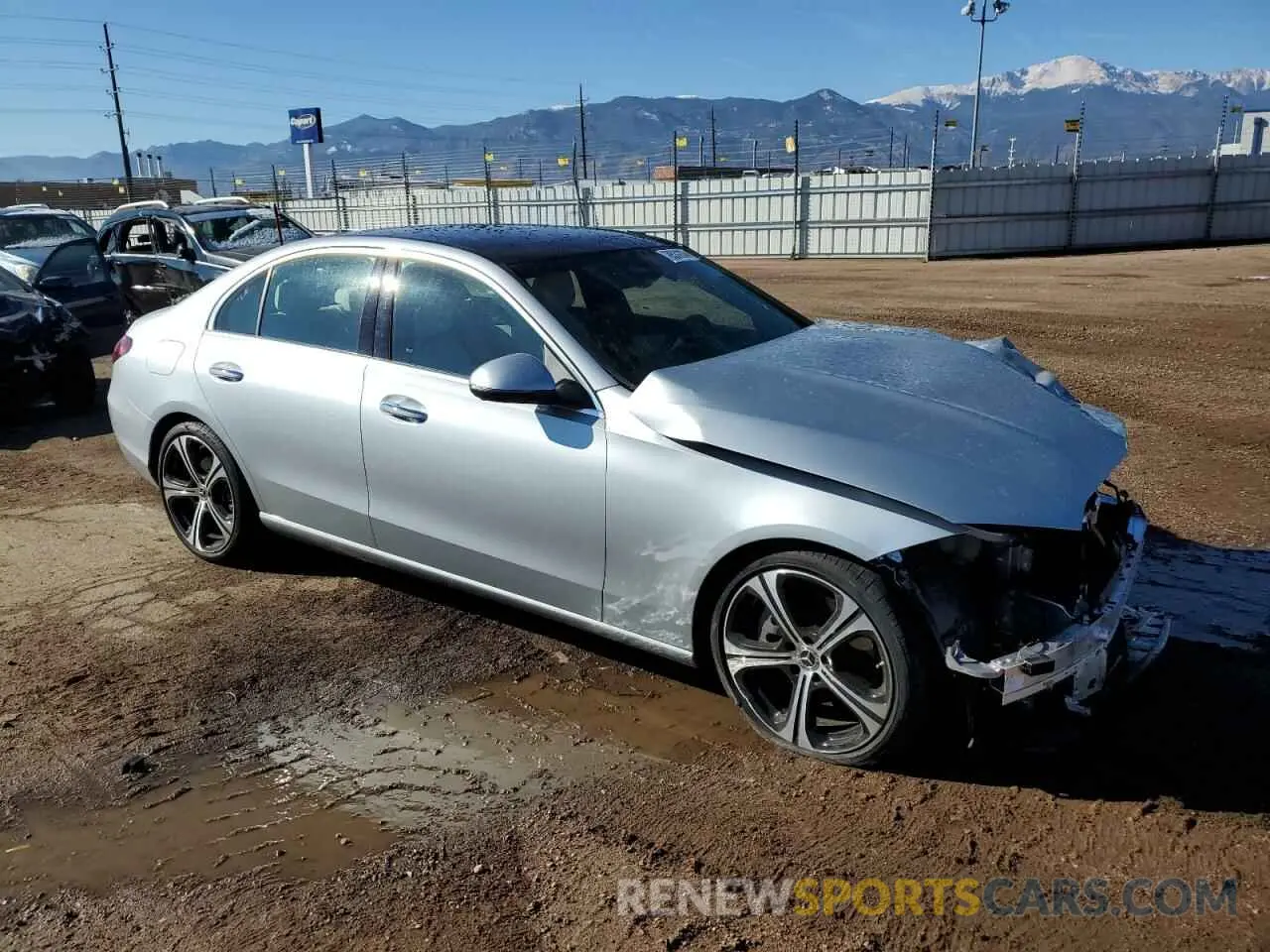 4 Photograph of a damaged car W1KAF4HB0PR148242 MERCEDES-BENZ C-CLASS 2023